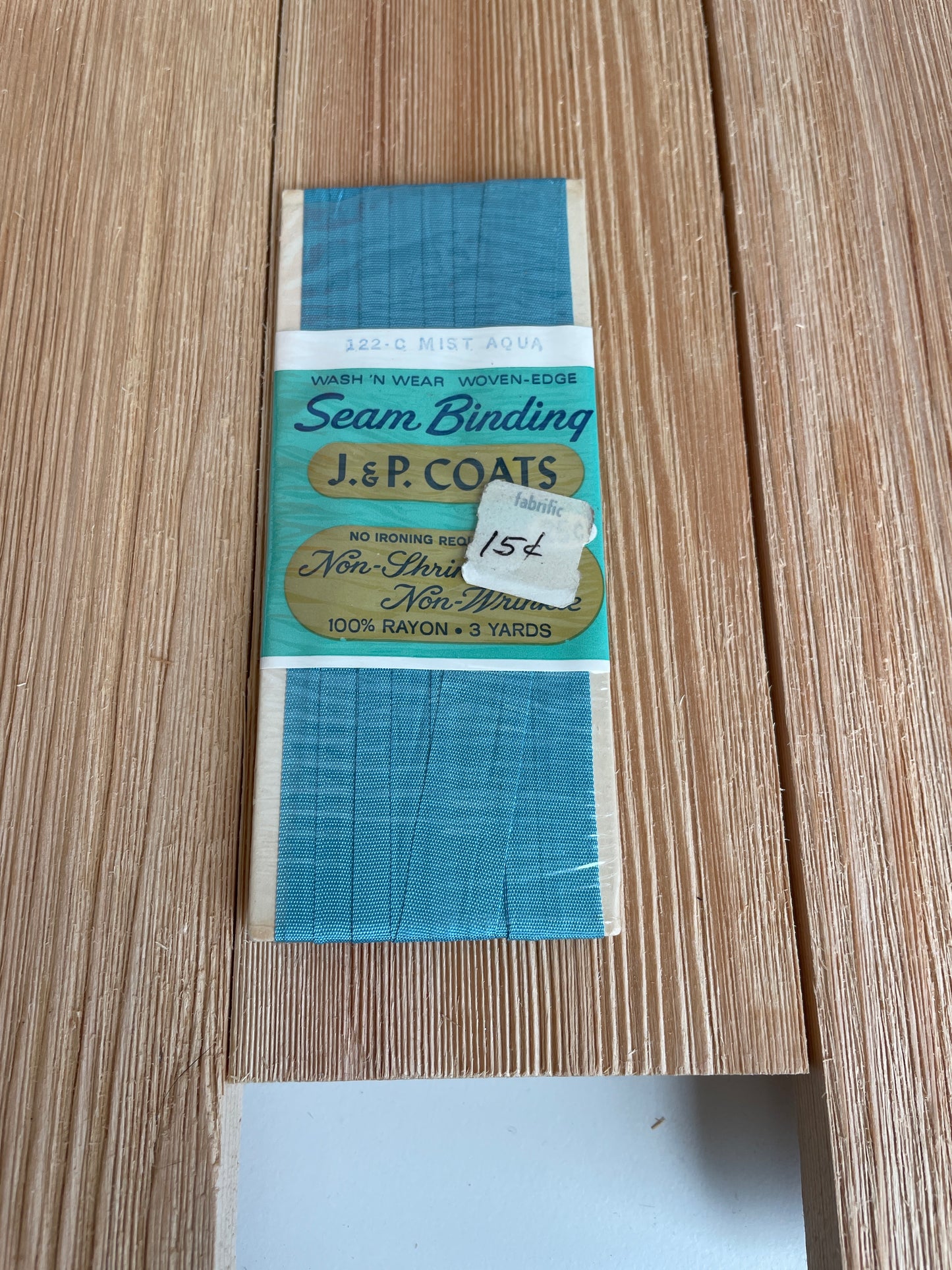 Seam Binding 1/2" Wide 3 yards J&P Coats Wrights Boiltex Talon (Pick Your Color)