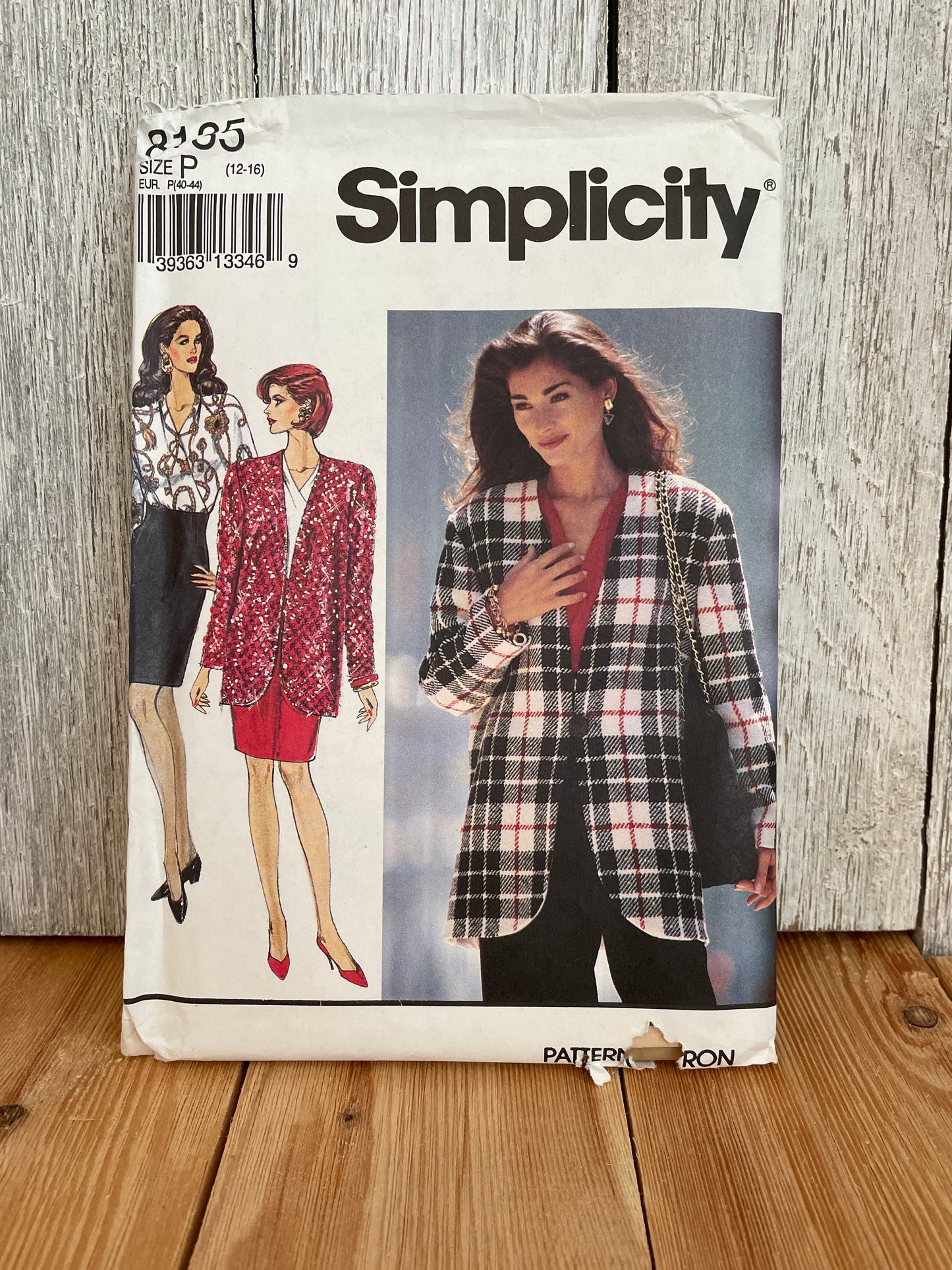 Simplicity 8135 Pants Skirt Top Lined Jacket Size 12-16 Pattern UNCUT FF