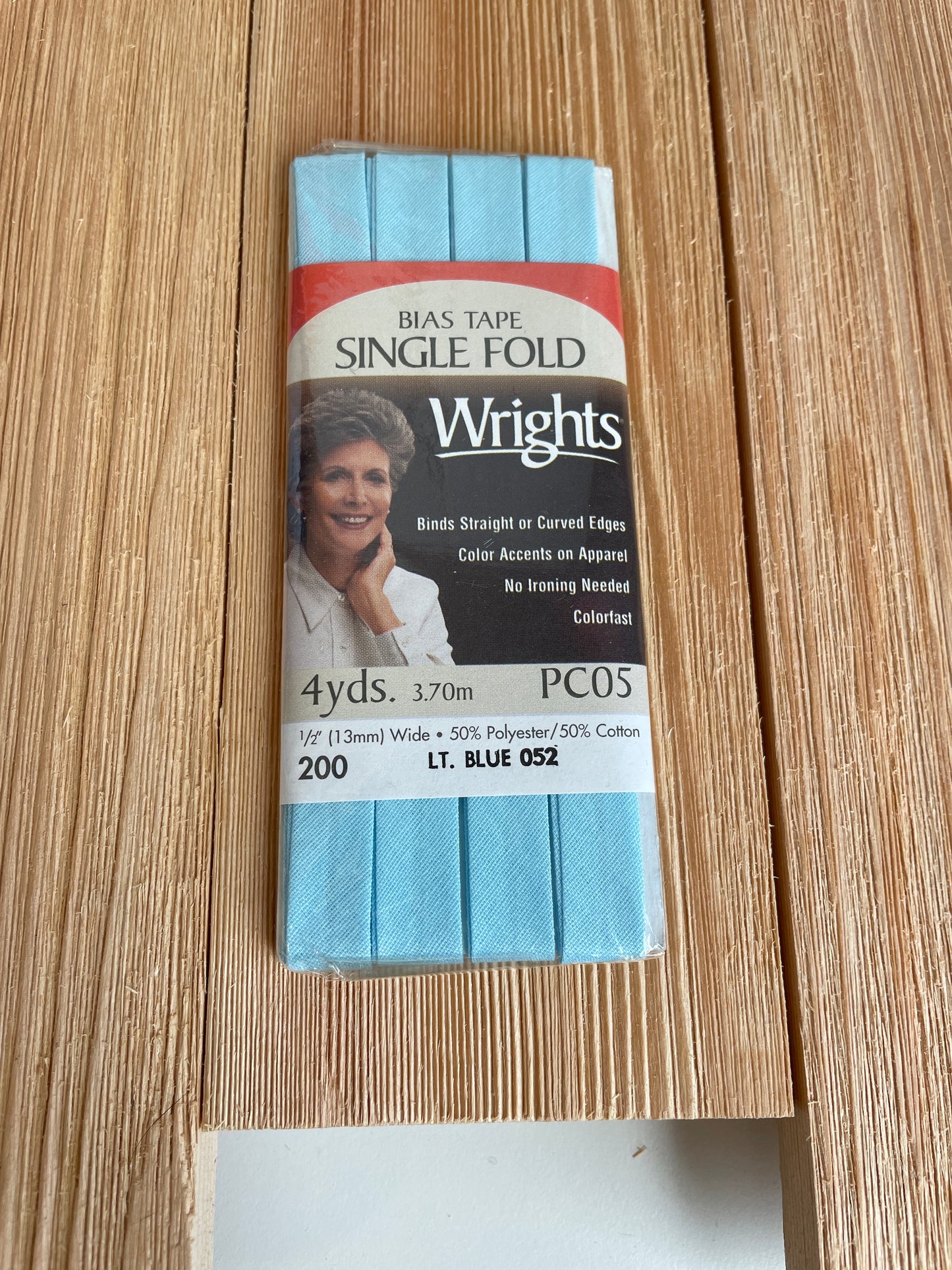 Vintage Single Fold Bias Tape Wright's Boiltex, J&P Coats, Talon, Warren (Pick Your Color)