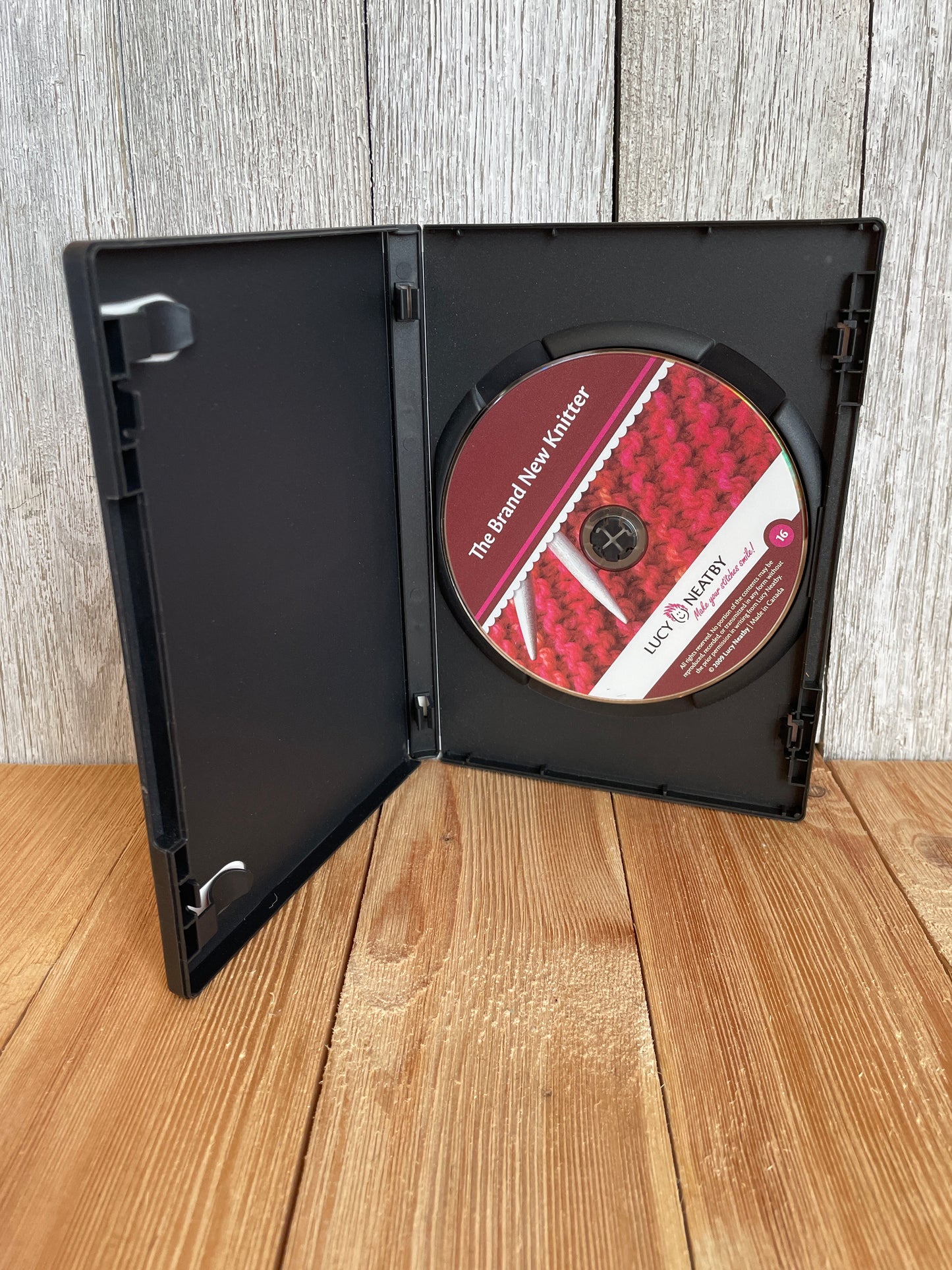 The Brand New Knitter Lucy Neatby DVD with Case Knitting How To