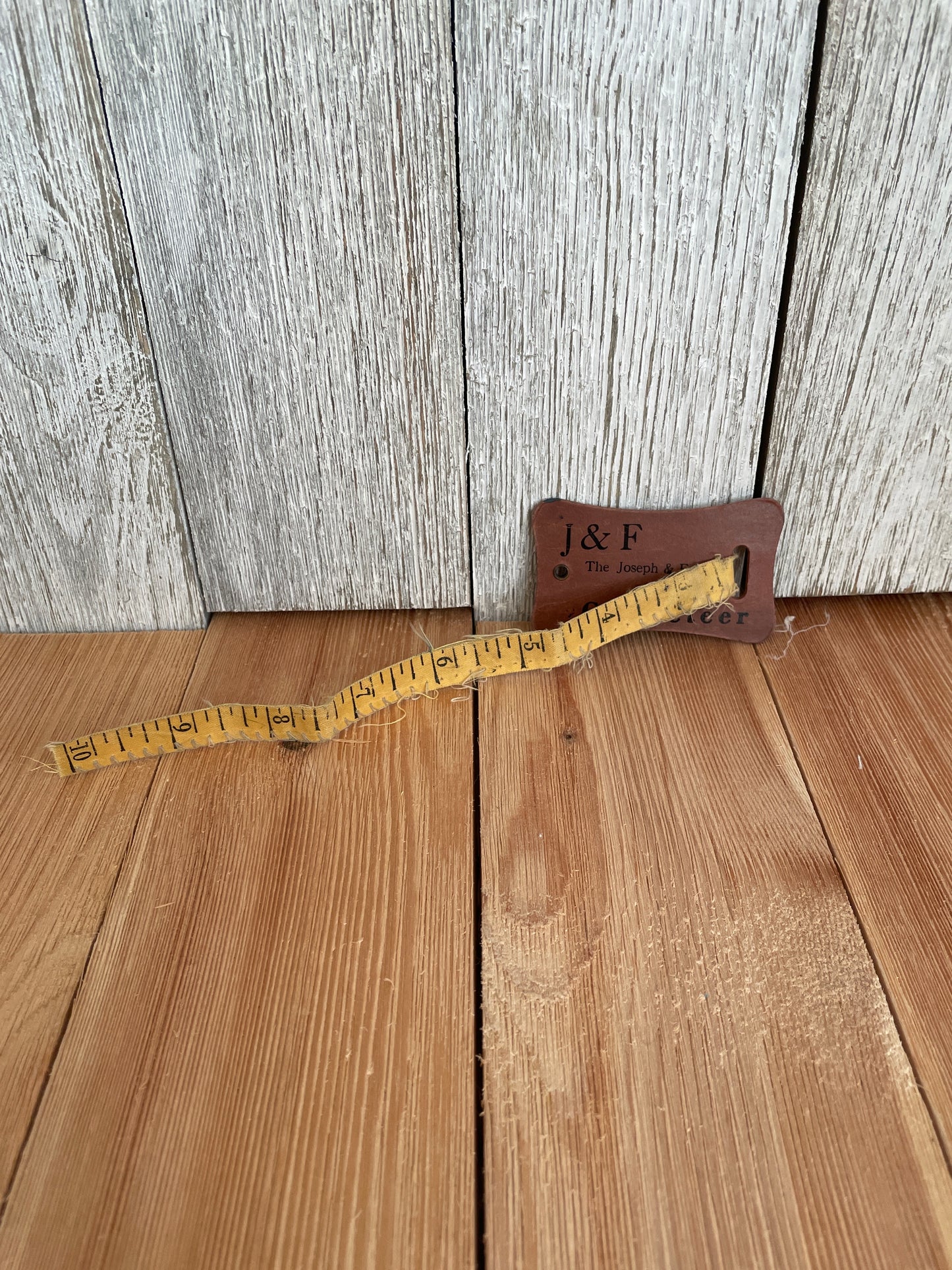 Collectible Advertising Measuring Sewist Tailor Soft tape ruler body hat Ephemera Notions Sewing