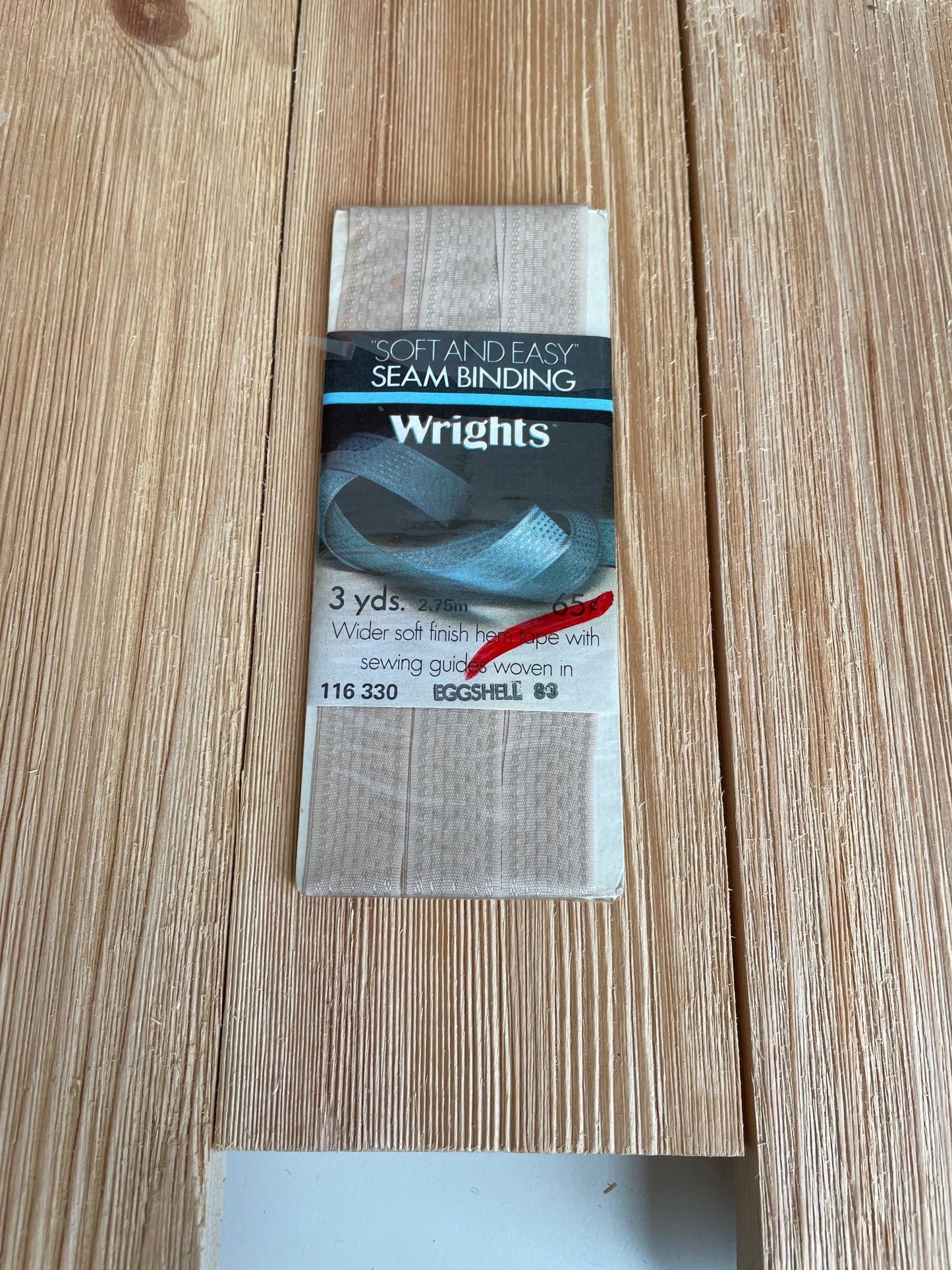 Seam Binding 1/2" Wide 3 yards J&P Coats Wrights Boiltex Talon (Pick Your Color)