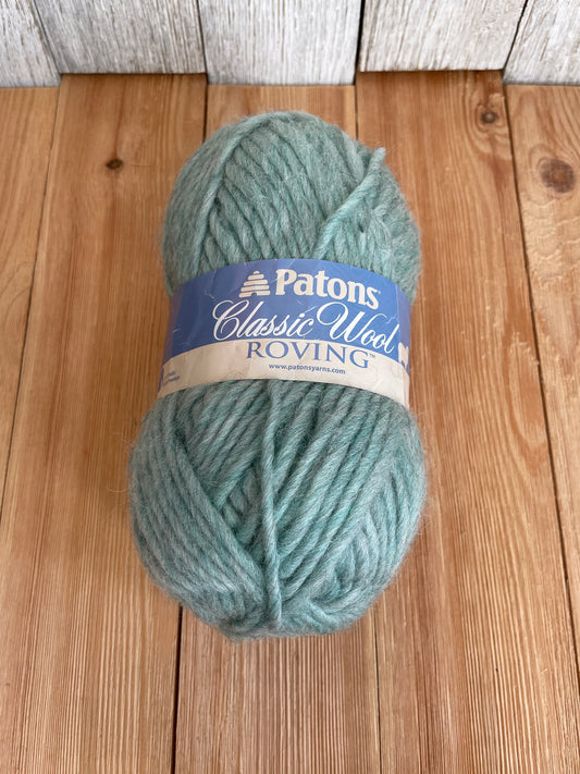 Patons Classic Wool Roving Low Tide Full Skein 100g