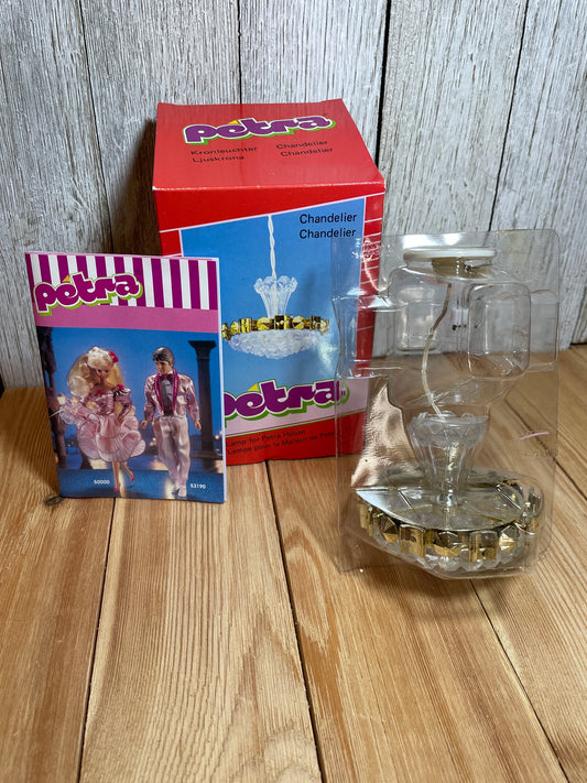 Chandelier for Petra House Plasty Lundby Figure Toy Accessory Doll House light 61548