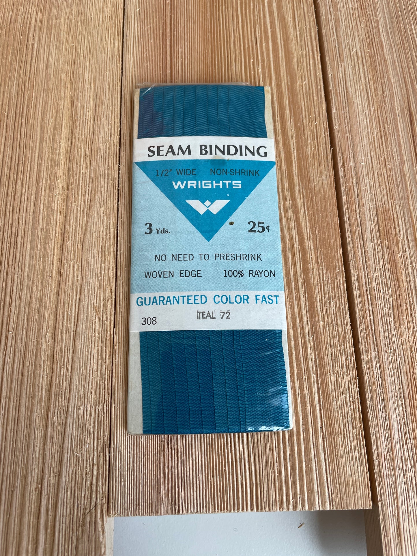 Seam Binding 1/2" Wide 3 yards J&P Coats Wrights Boiltex Talon (Pick Your Color)