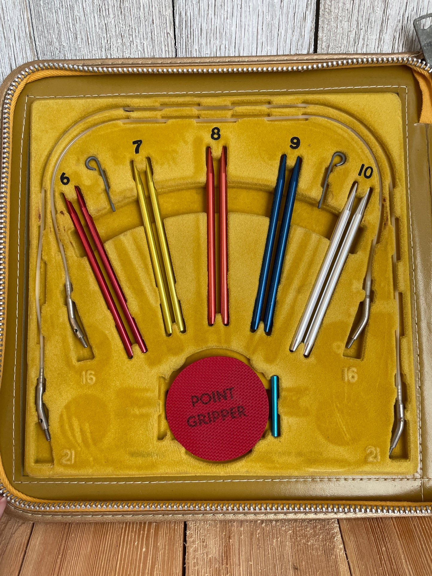 Vintage Boye Needlemaster Interchangeable Knitting Needle Kit Sew W/ Zipped Case