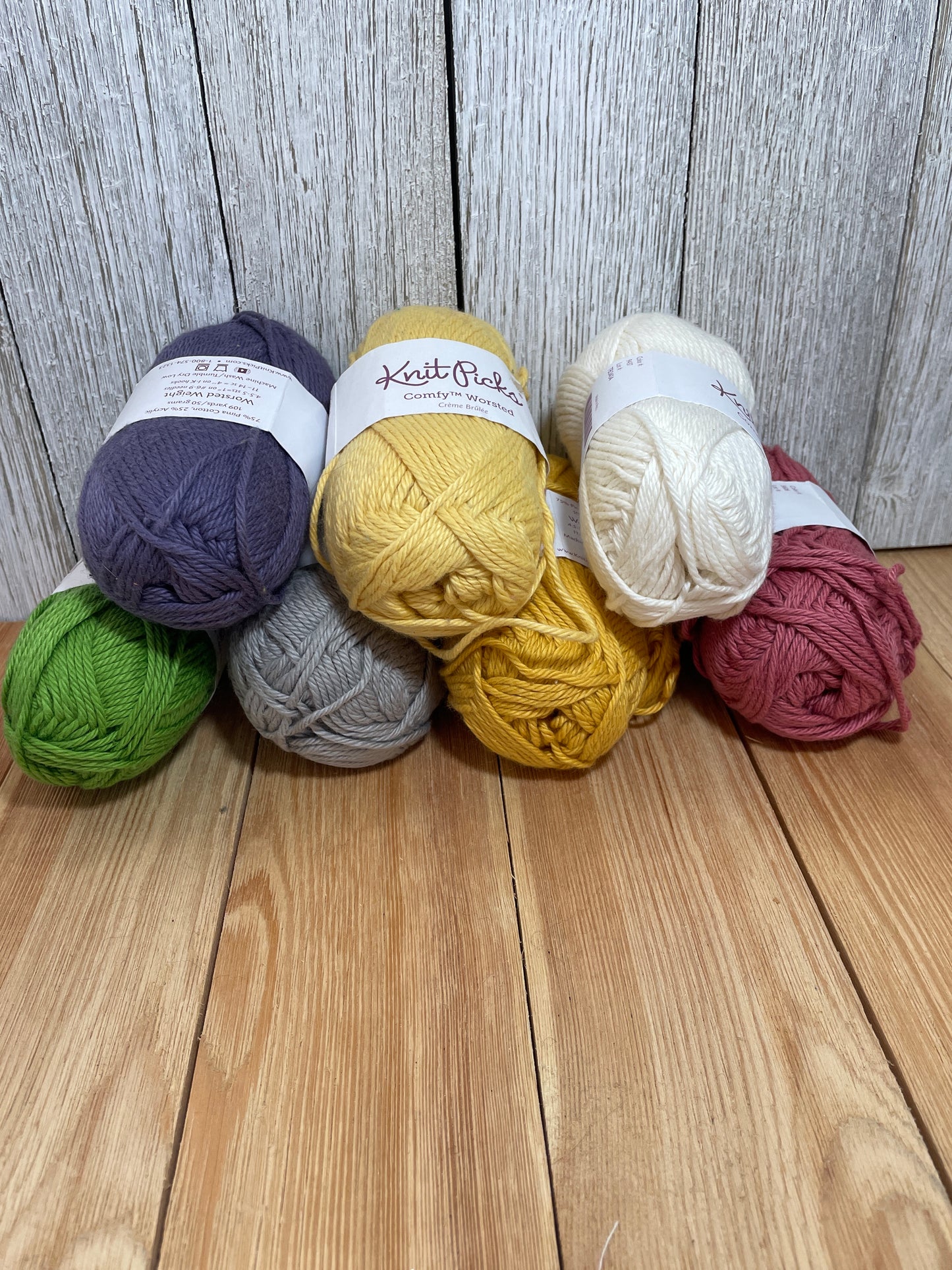 Knit Picks Comfy Worsted Cotton Yarn (U PIC Bundle)