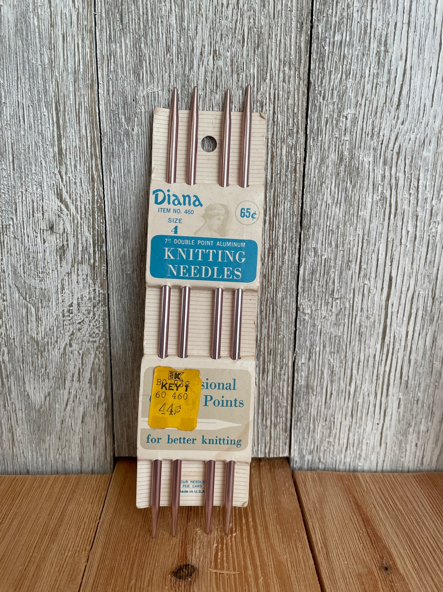 Vintage 7" Double Pointed Knitting Needles DPN in Original Packaging Susan Bates, Lion Brand, Boye (Pick Your Needles)