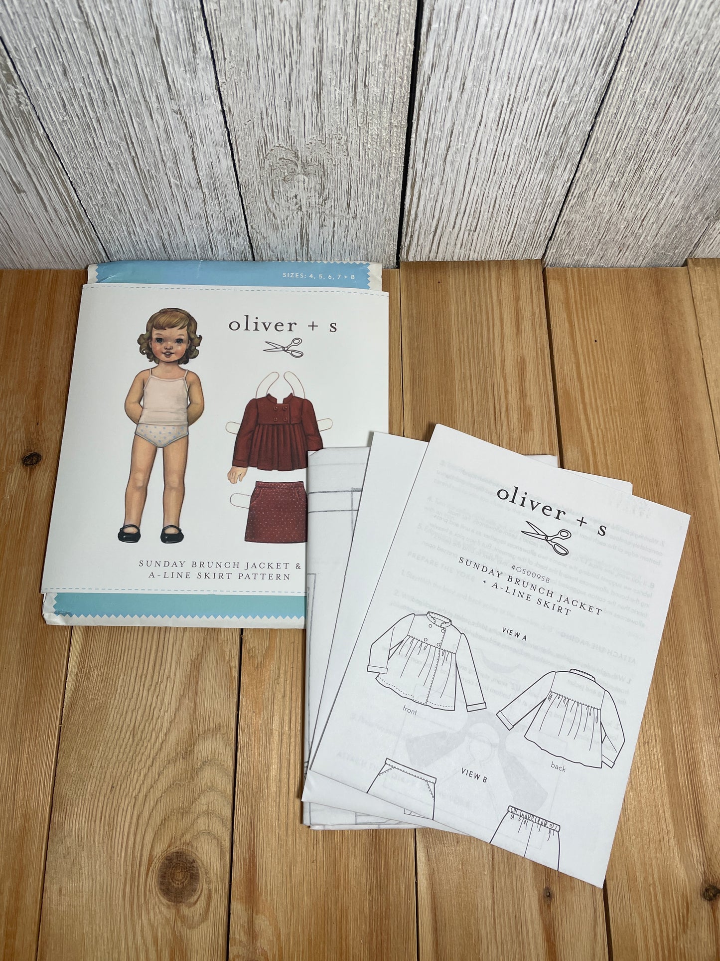 Oliver + S Girls Child Dress and Shorts Physical Pattern (U PIC Pattern) UNCUT FACTORY FOLDED Oliver and S