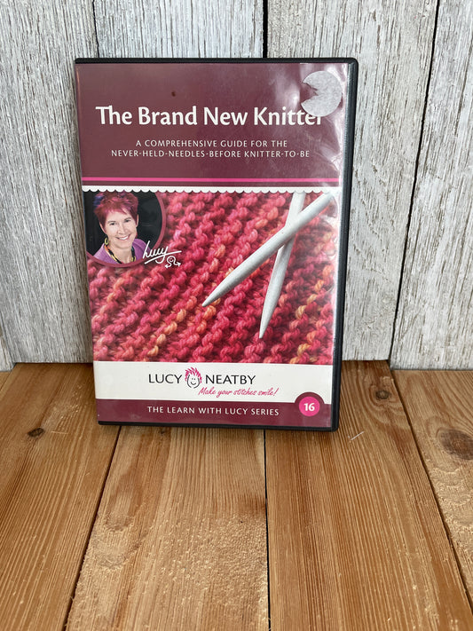 The Brand New Knitter Lucy Neatby DVD with Case Knitting How To