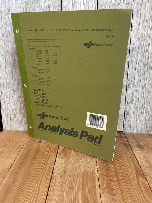 Columnar Ledger Pad (U PICK size, age, pages)
