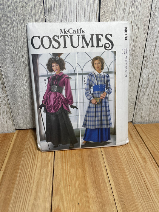 McCall's M8184 Misses Fantasy Cosplay Costume Halloween 6-14 Uncut FF Sewing Pattern