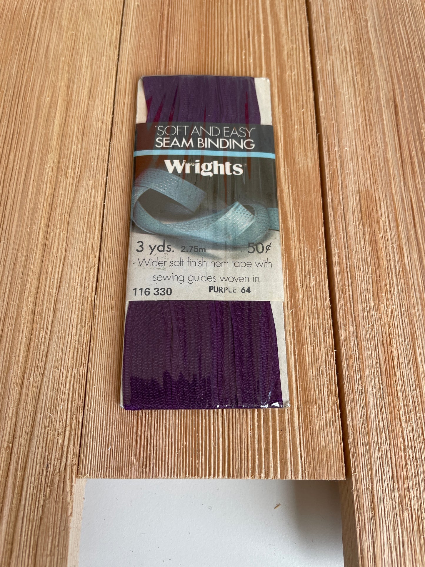 Seam Binding 1/2" Wide 3 yards J&P Coats Wrights Boiltex Talon (Pick Your Color)
