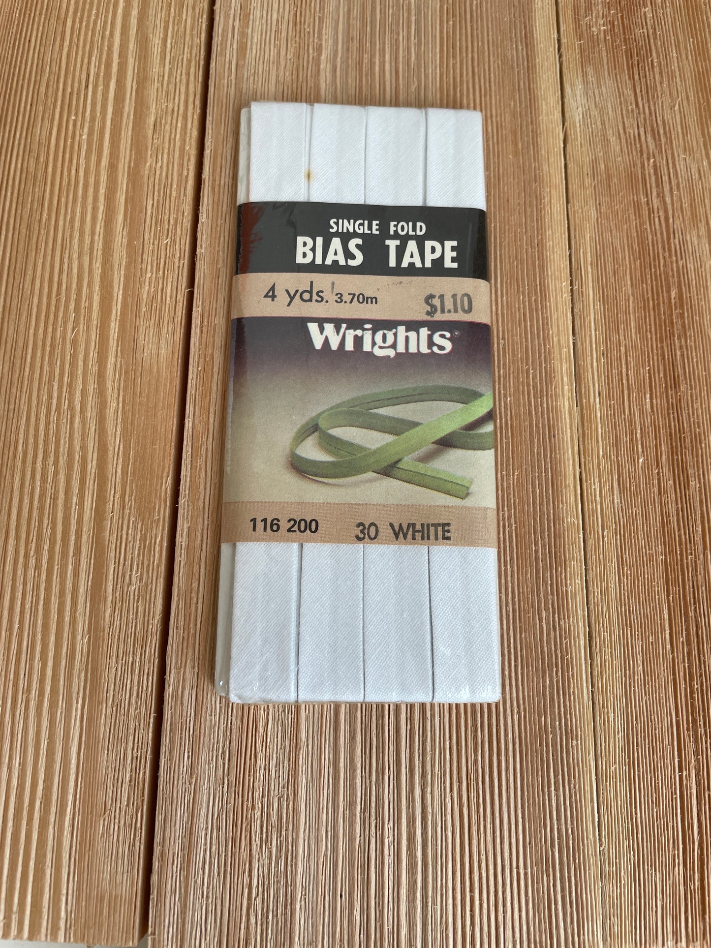 Vintage Single Fold Bias Tape Wright's Boiltex, J&P Coats, Talon, Warren (Pick Your Color)