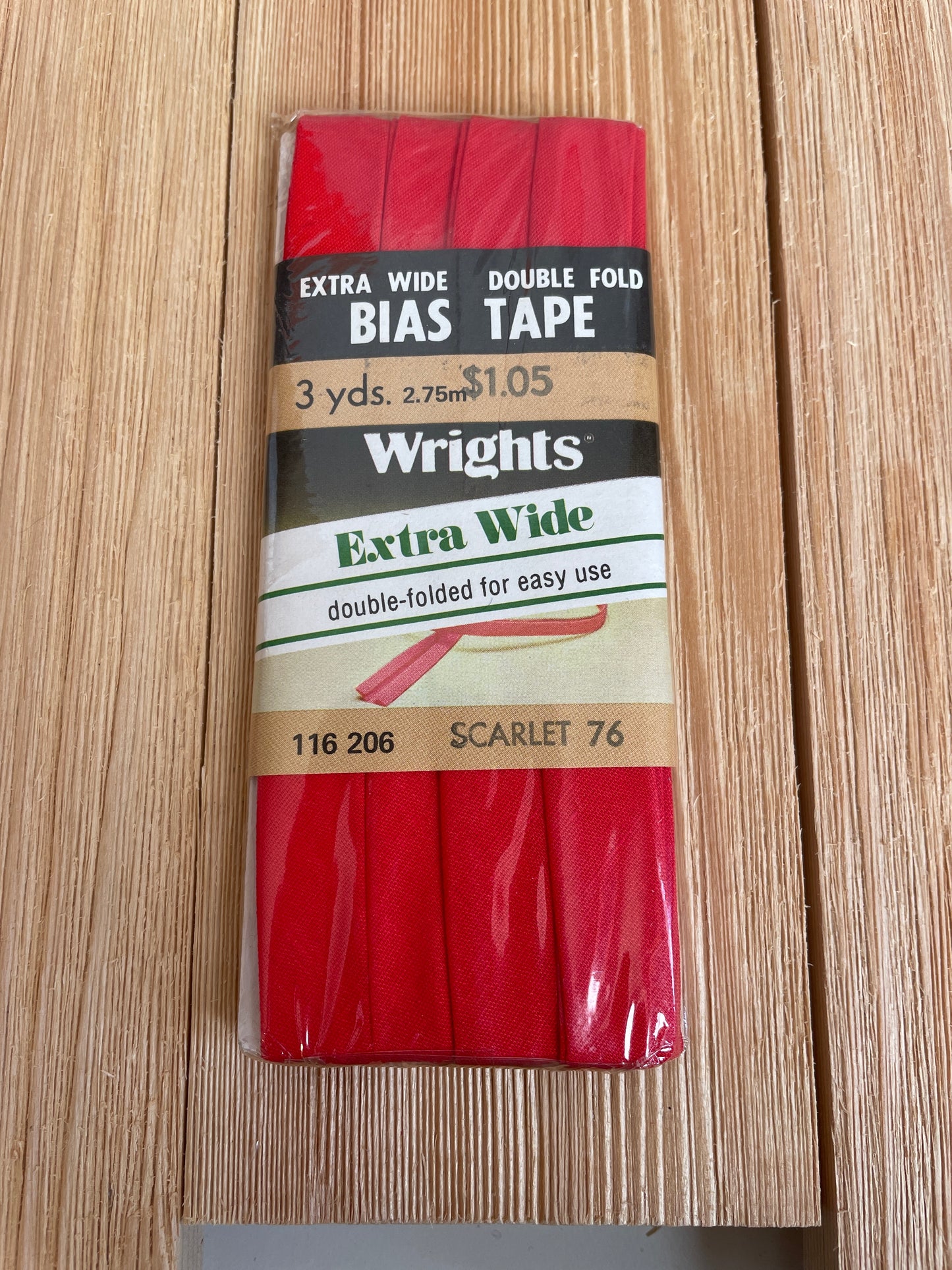 Double Fold Bias Tape Wright's Warren's J&P Coats (Pick Your Color)