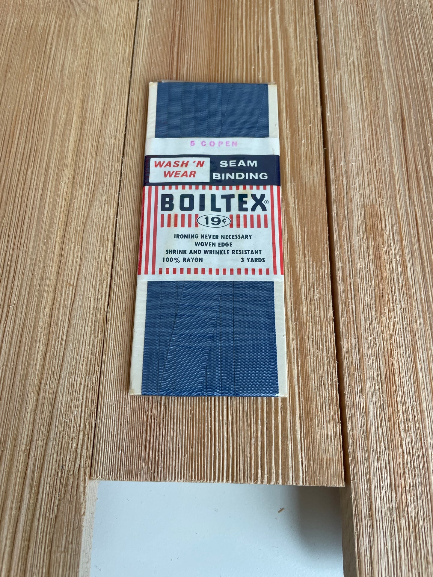 Seam Binding 1/2" Wide 3 yards J&P Coats Wrights Boiltex Talon (Pick Your Color)