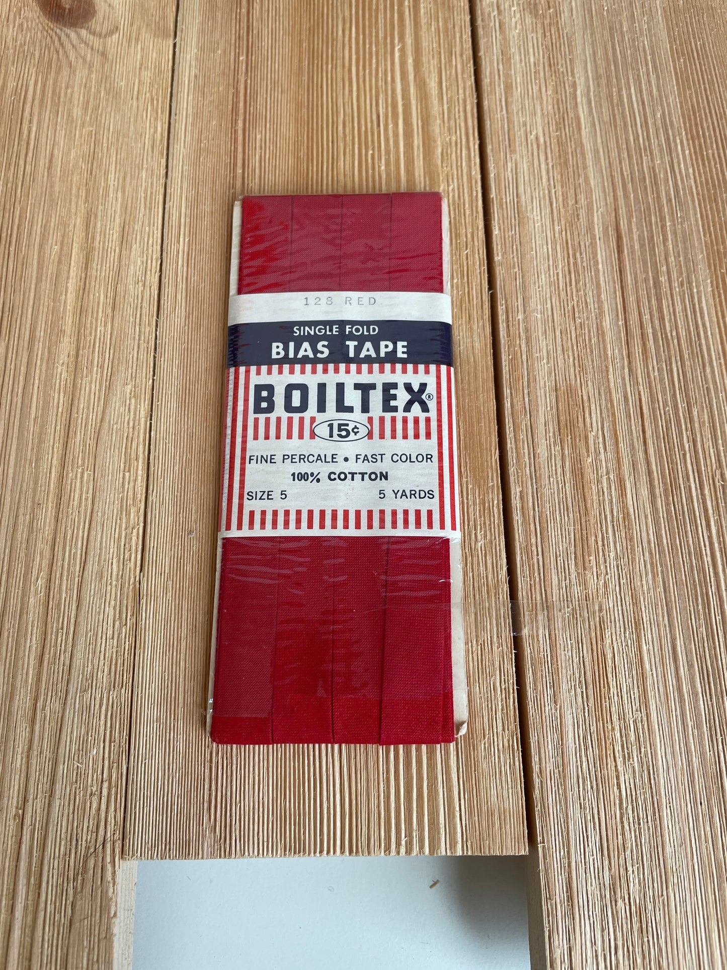 Vintage Single Fold Bias Tape Wright's Boiltex, J&P Coats, Talon, Warren (Pick Your Color)