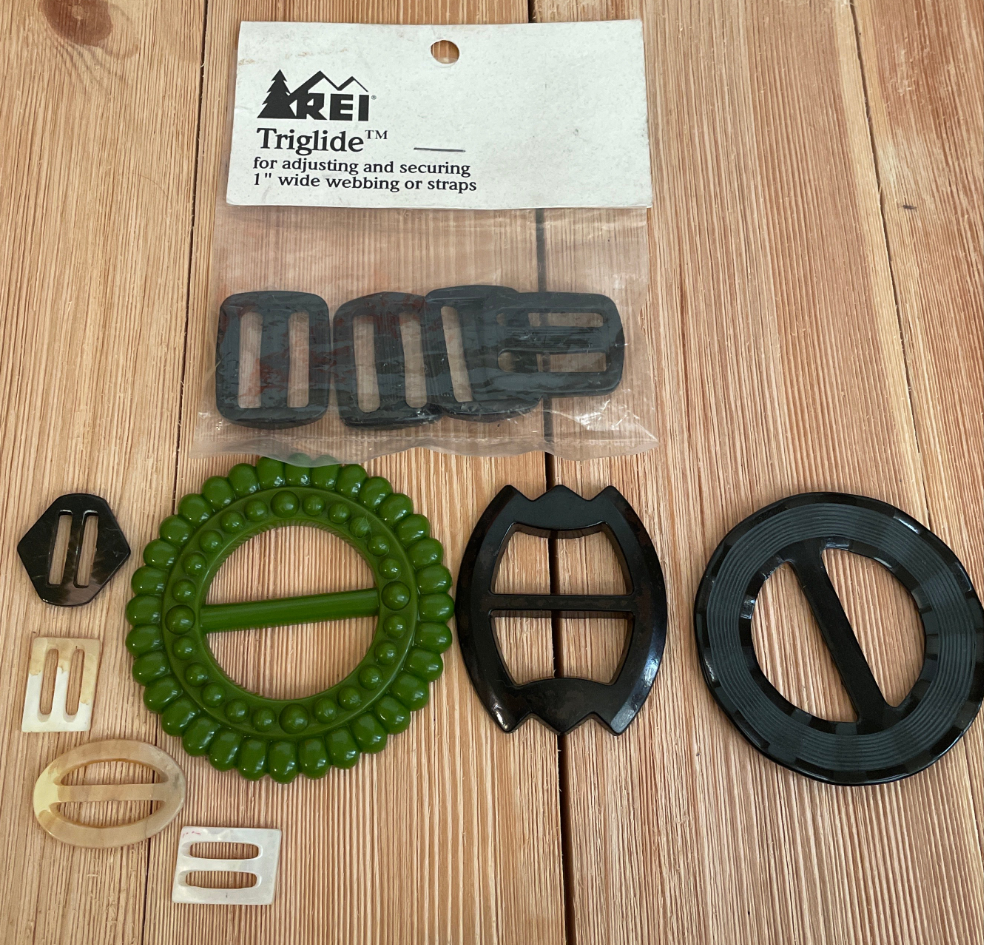 Vintage Belt Buckles 1950's mod Mother of Pearl Metal Pick your bundle Replacement buckles