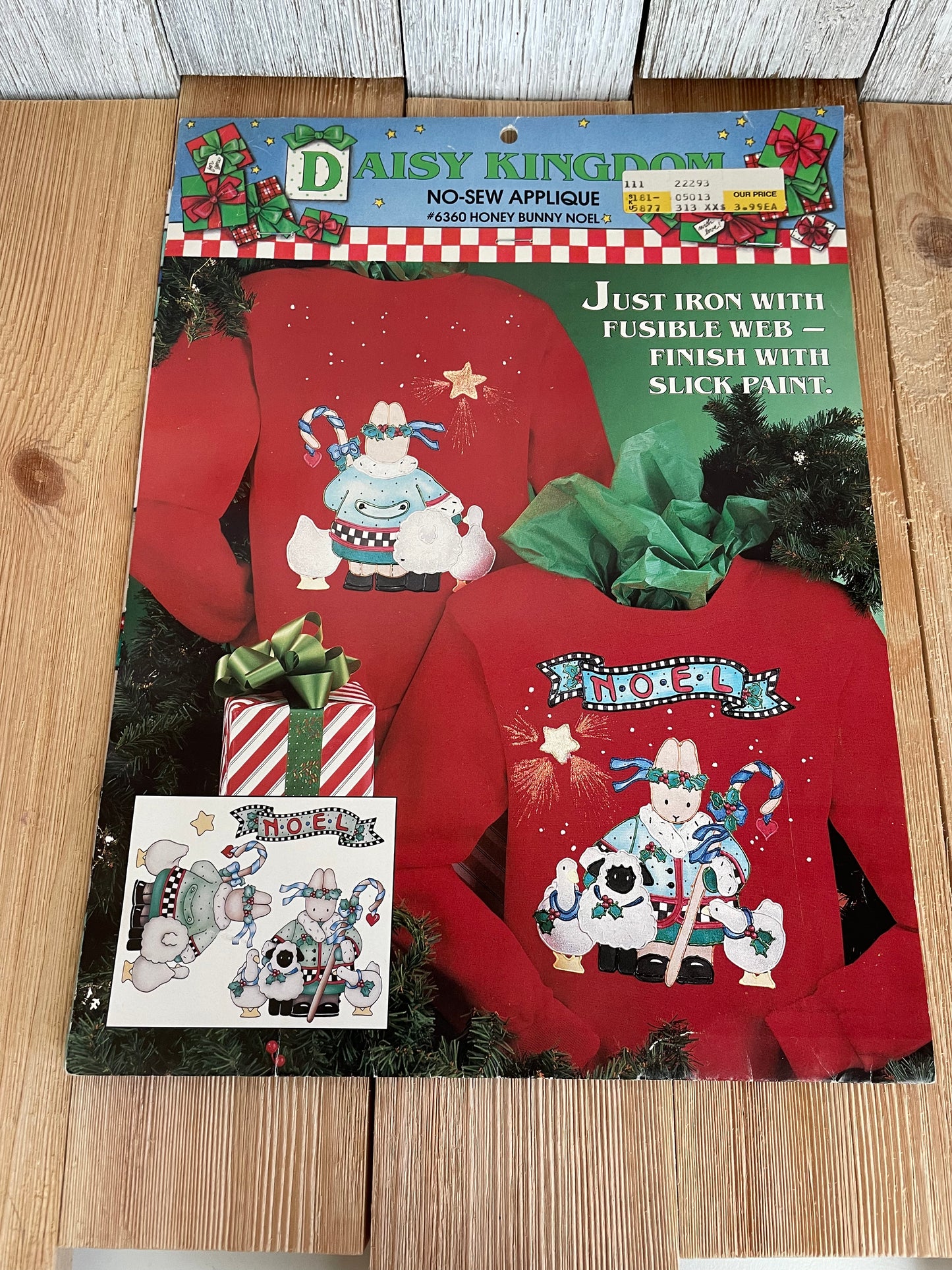 Daisy Kingdom Iron on Transfers New Sew Applique Christmas Carrousel Pic your pack