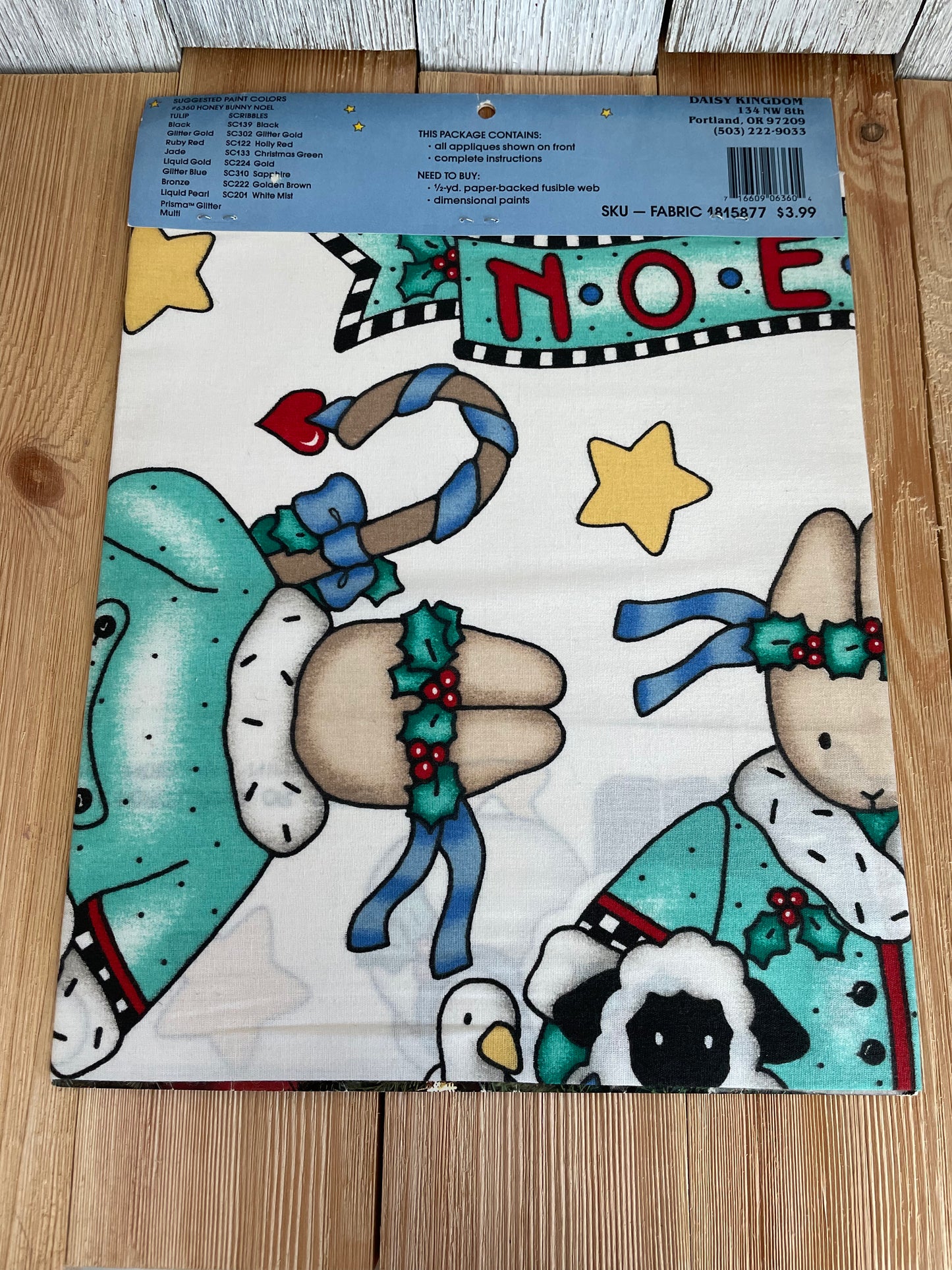 Daisy Kingdom Iron on Transfers New Sew Applique Christmas Carrousel Pic your pack