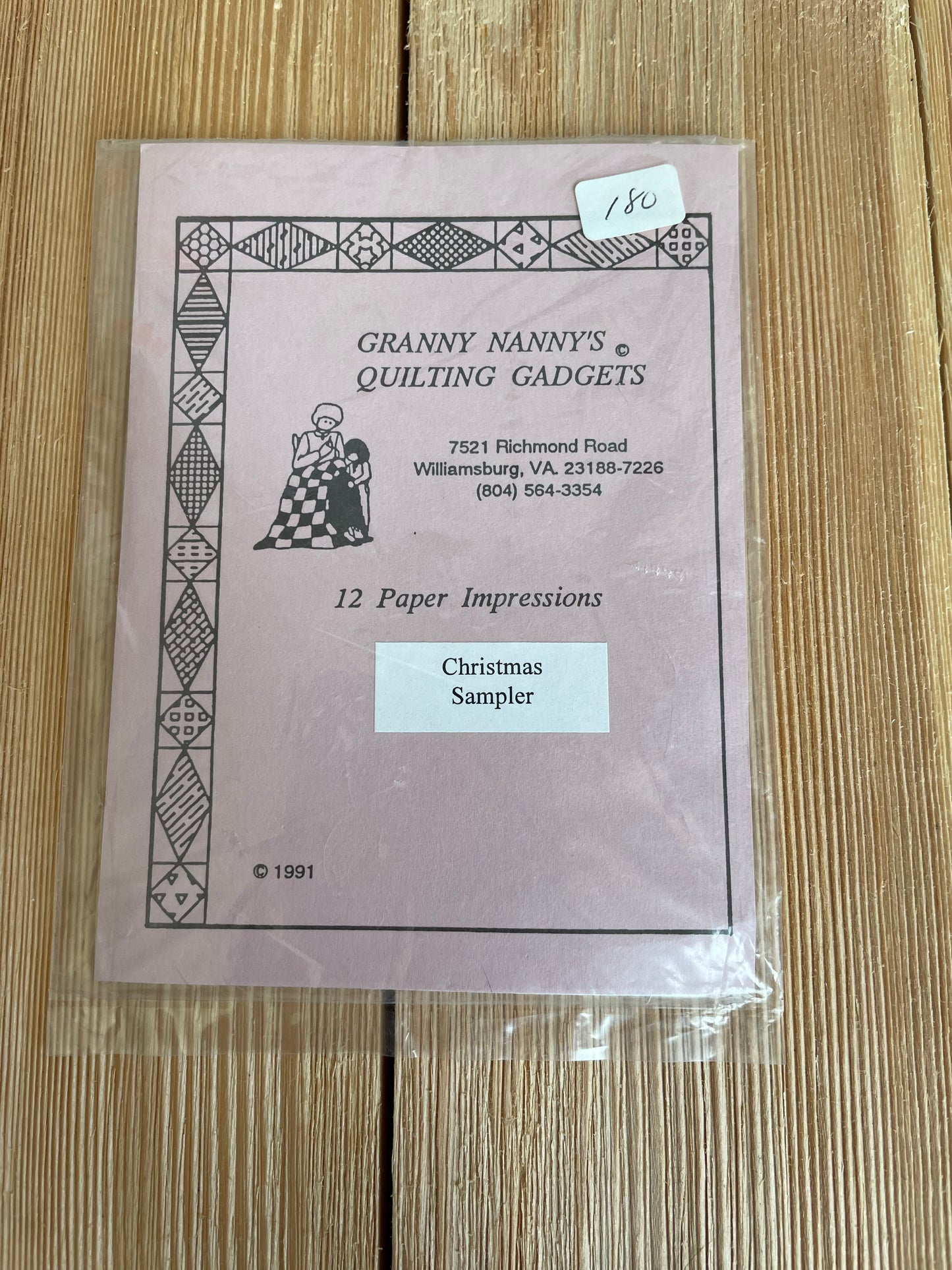 Granny Nanny Quilting Gadgets Sewing Pattern Christmas Pick your Pattern