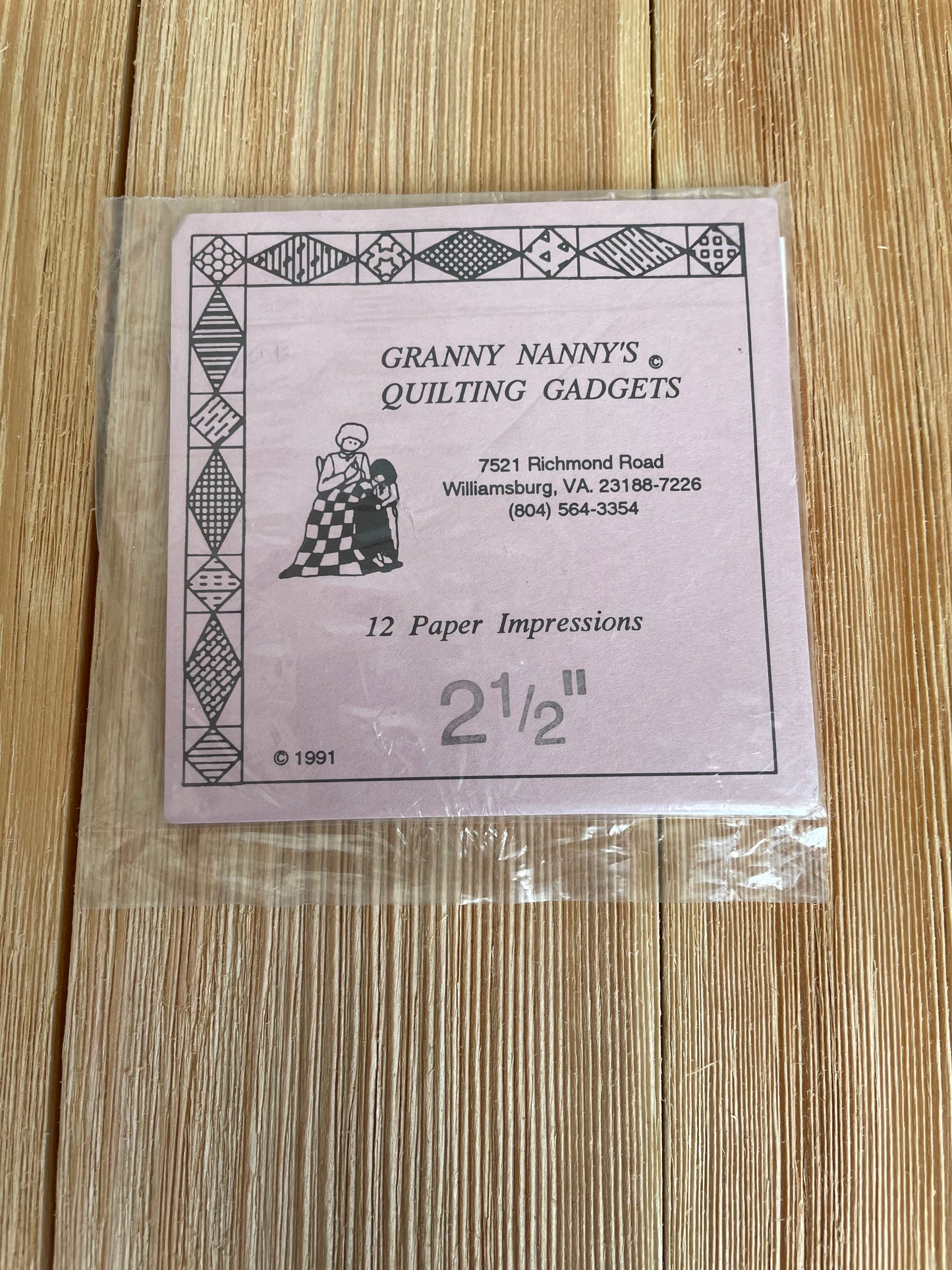 Granny Nanny Quilting Gadgets Sewing Pattern Christmas Pick your Pattern