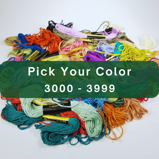 DMC Embroidery Floss Pick Your Color 3000 -3999