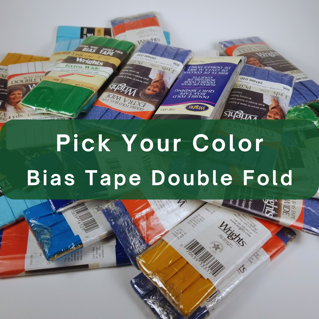 Double Fold Bias Tape Wright's Warren's J&P Coats (Pick Your Color)