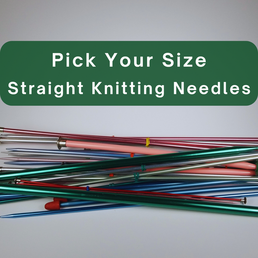 Straight Knitting Needles (Pick Your Size)