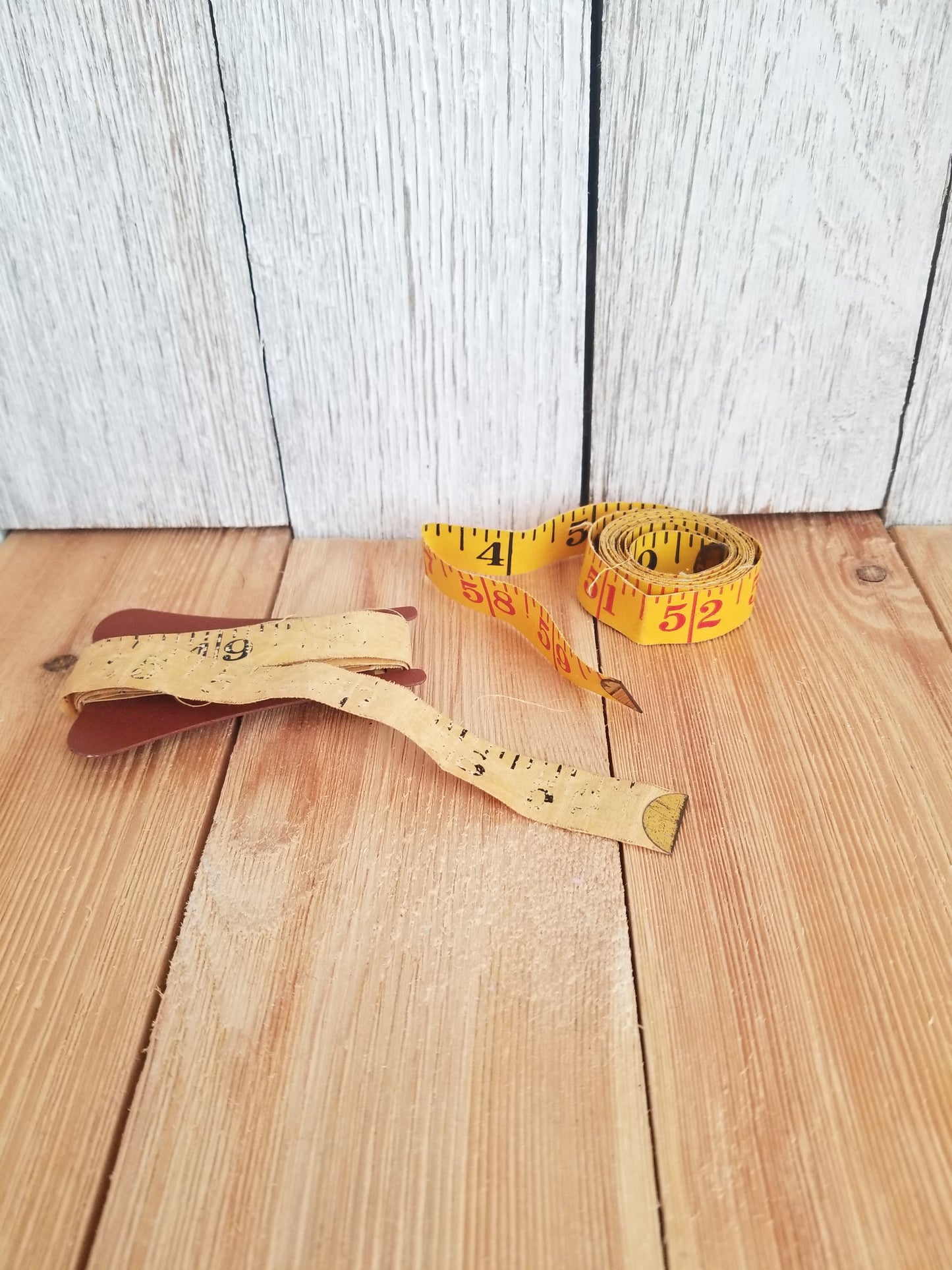Collectible Advertising Measuring Sewist Tailor Soft tape ruler body hat Ephemera Notions Sewing
