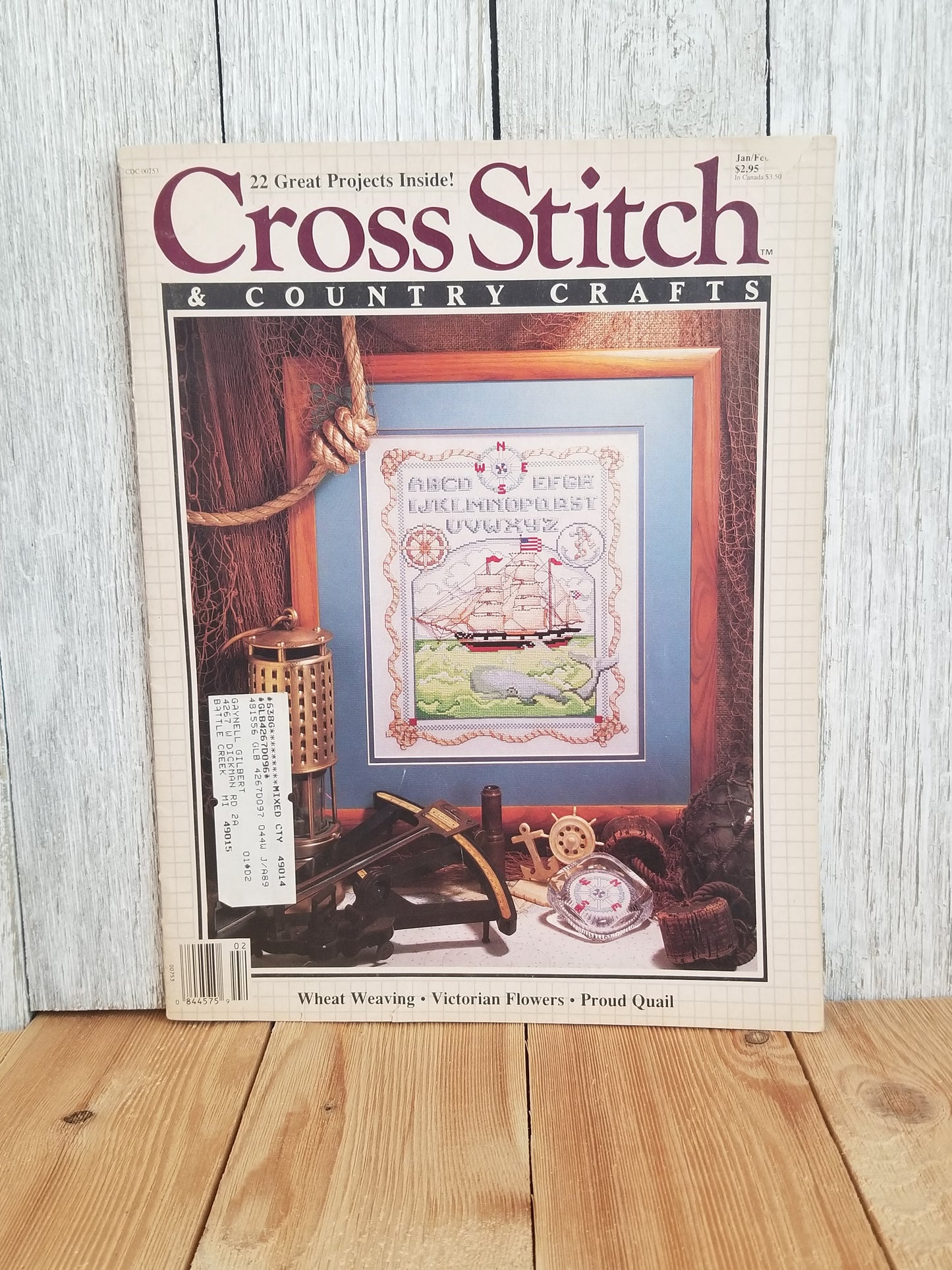 Cross Stitch and Country Crafts Magazine Choose Your Book