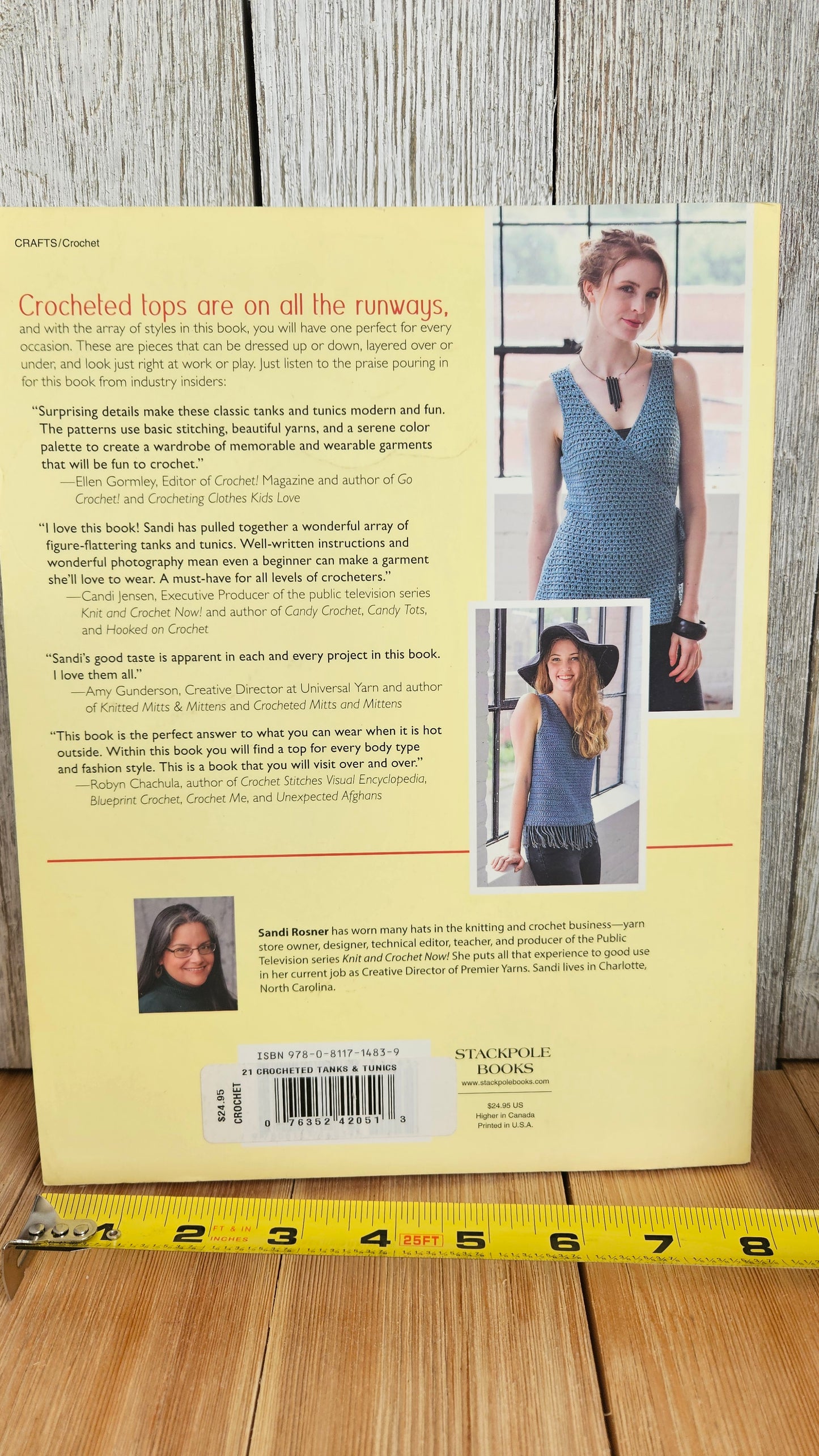 21 Crocheted Tanks and Tunics Stylish Designs for Every Occasion Sandi Rosner Book 2016