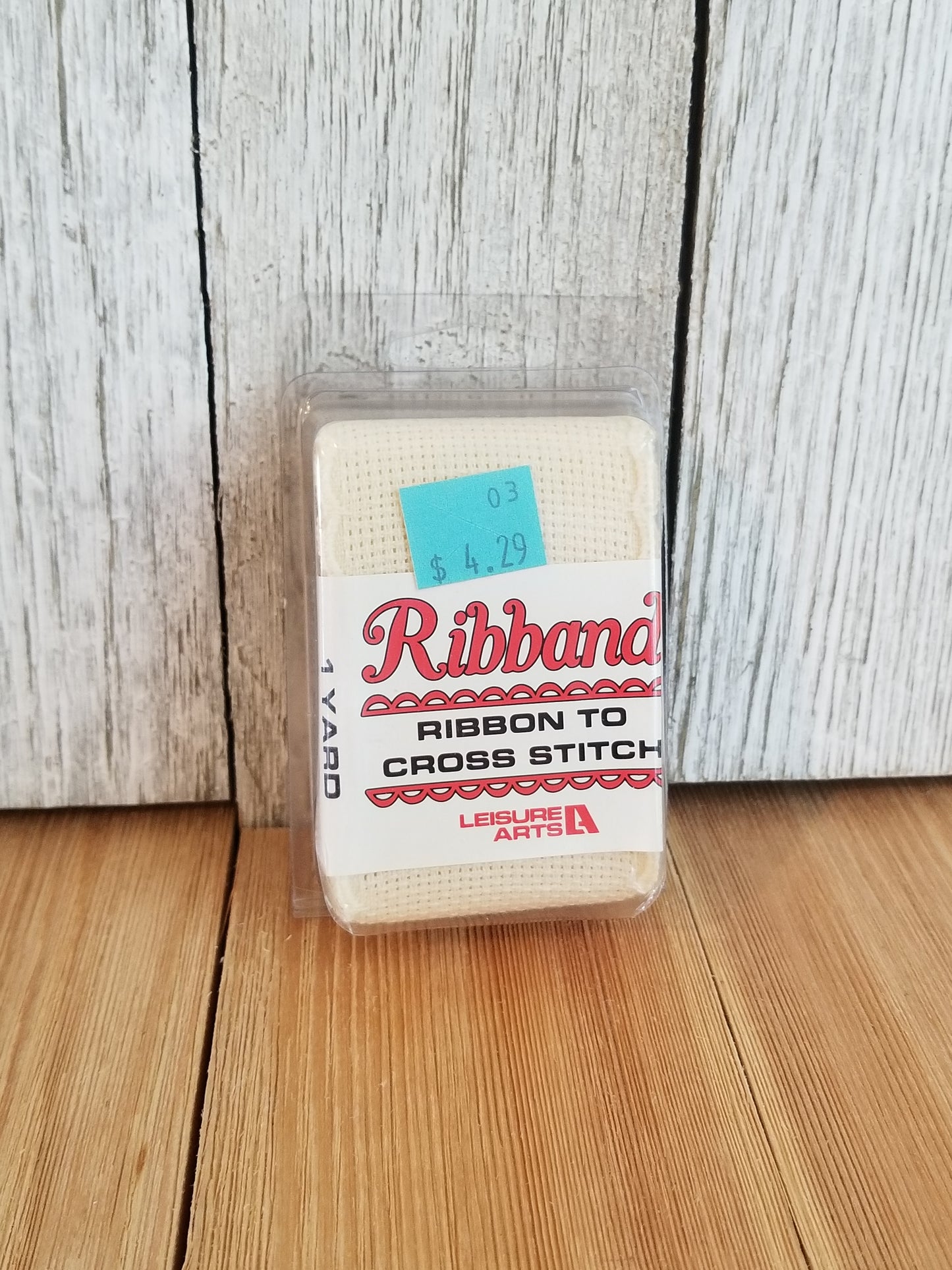 Ribband Cross Stitch Ribbon One Yard (Pick Your Color)