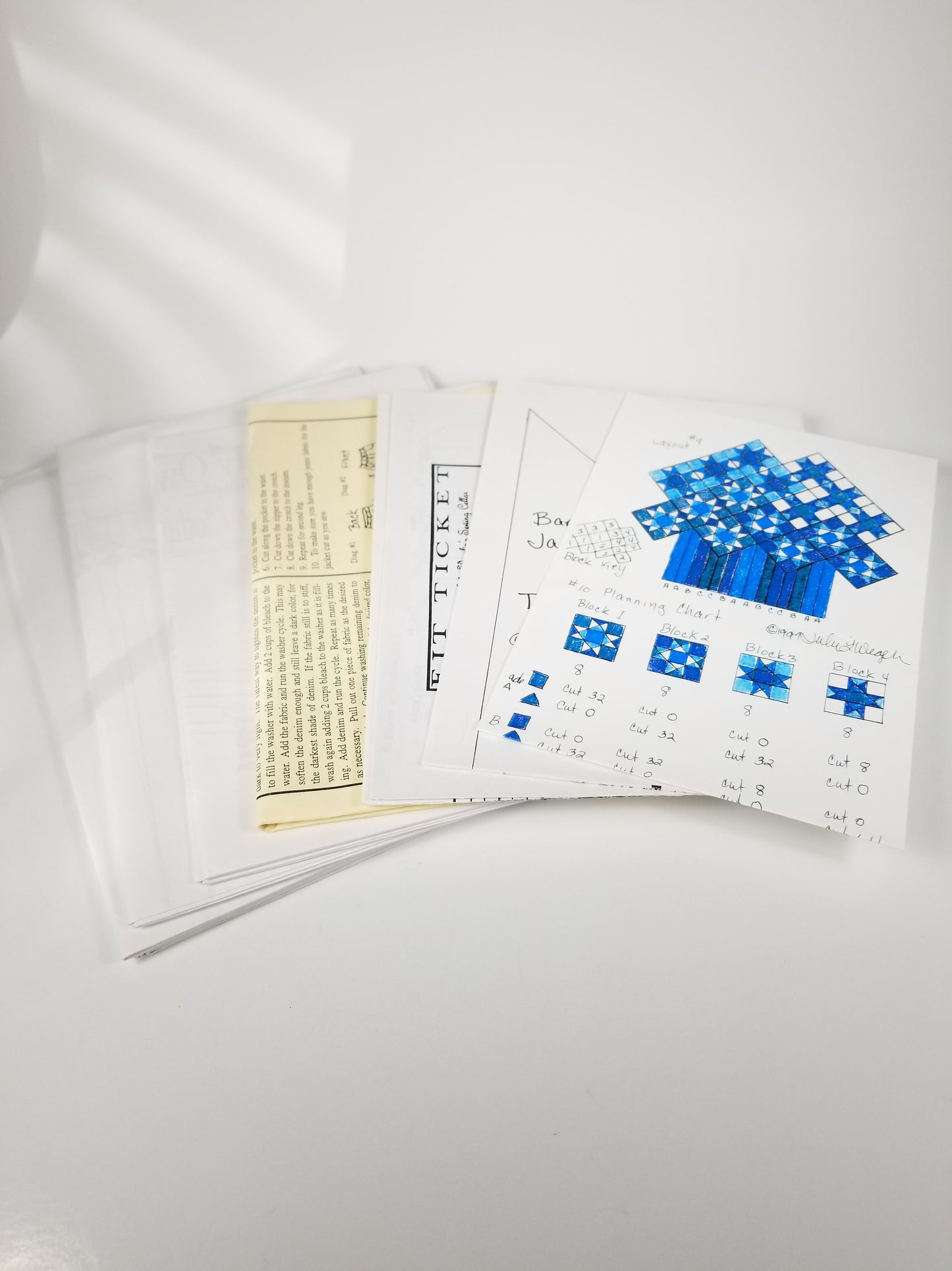Make it My Own Quilted Ohio Star block Barn Jacket patchwork by Julie Wegelin uncut sewing pattern