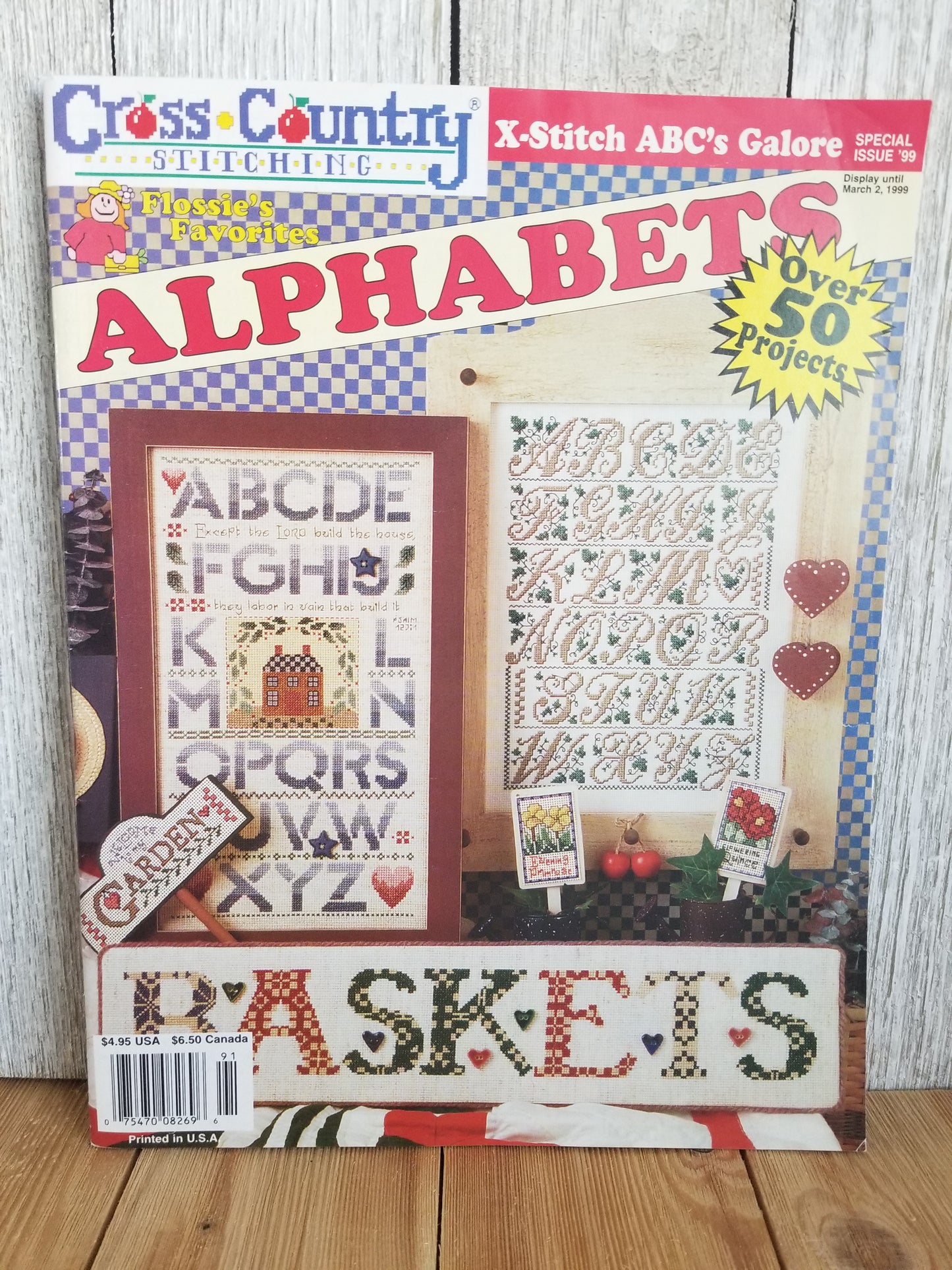 Cross Country Stitching Magazine Cross Stitch Pattern Choose Your Book