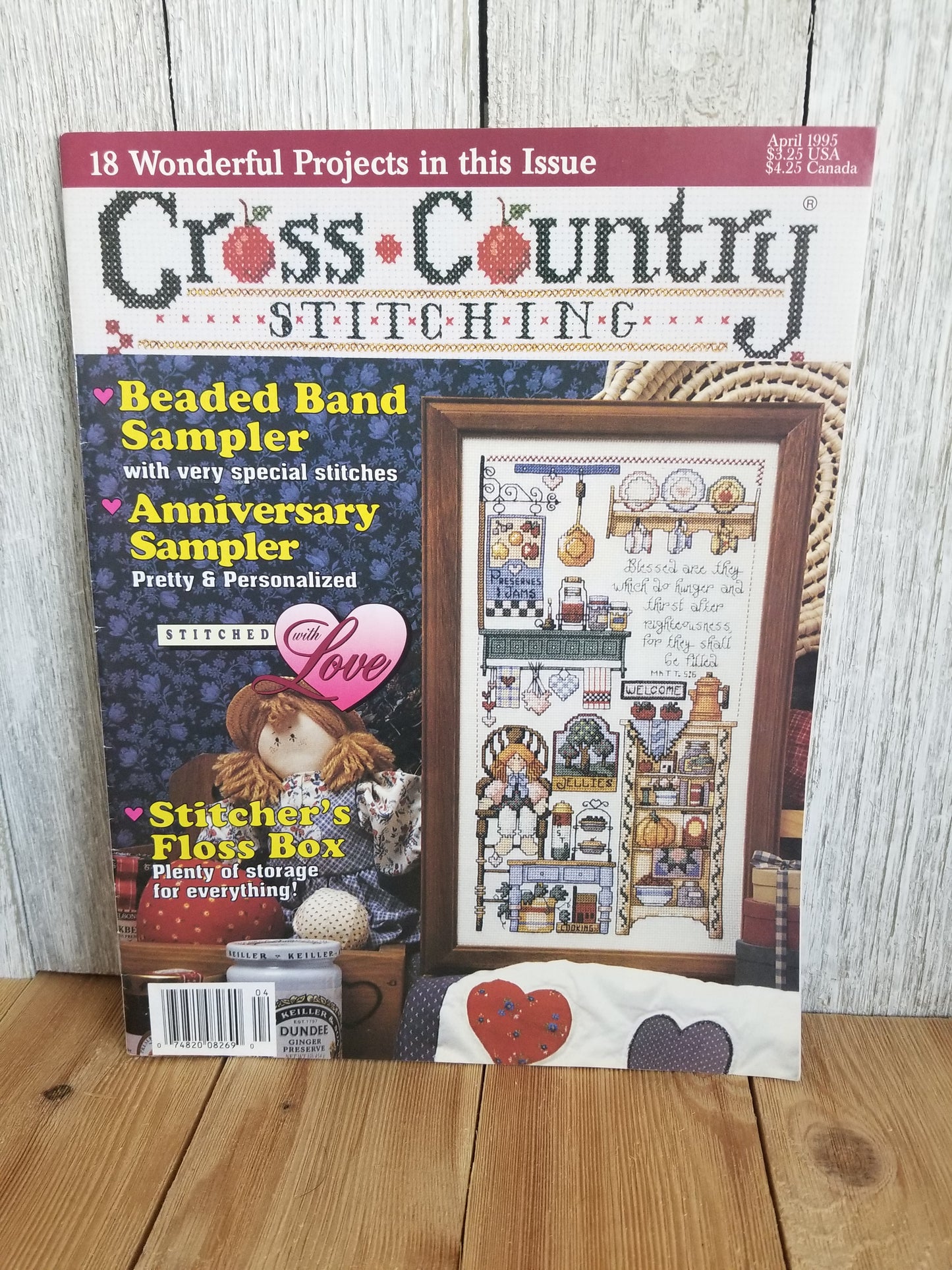 Cross Country Stitching Magazine Cross Stitch Pattern Choose Your Book