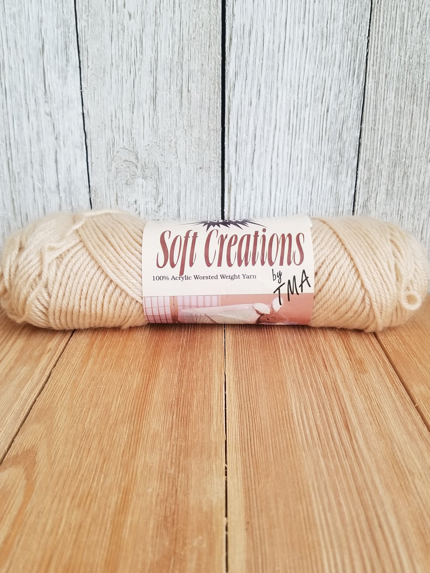Soft Creations Vintage Acrylic Yarn Sand, Sage, Dk. Sea Green, Wine Choose your Color