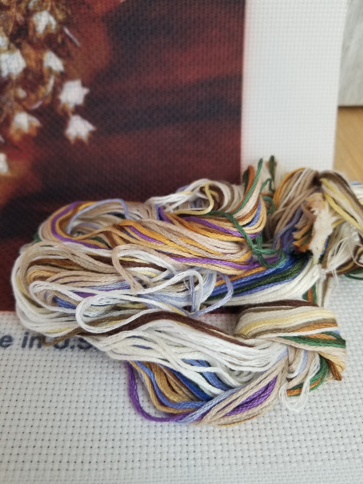 Sunset Stitchery Embroidery Kit #GNCX 273 Girl Picking Flowers