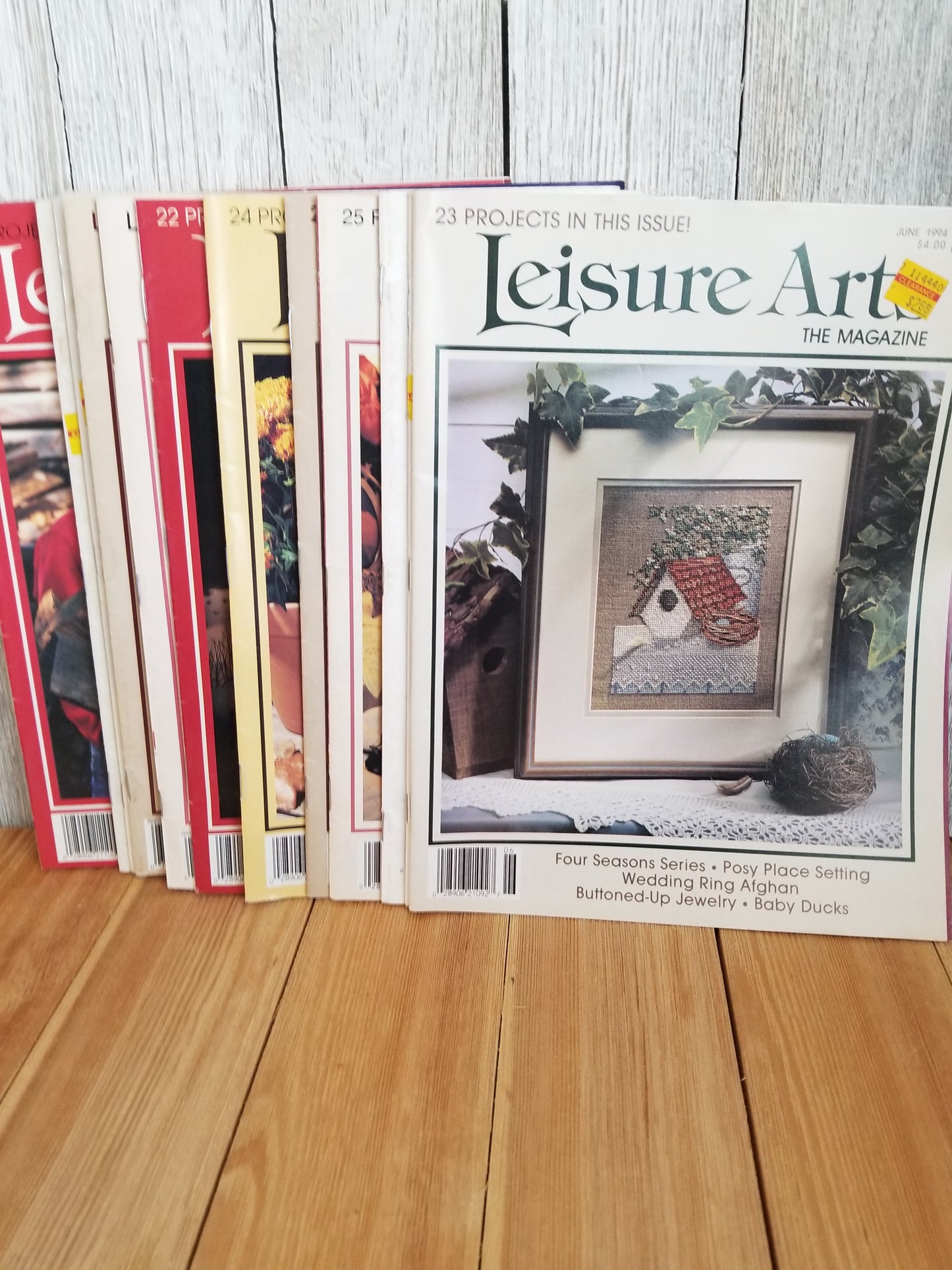 Leisure Arts Magazine Cross Stitch Pattern Choose Your Book