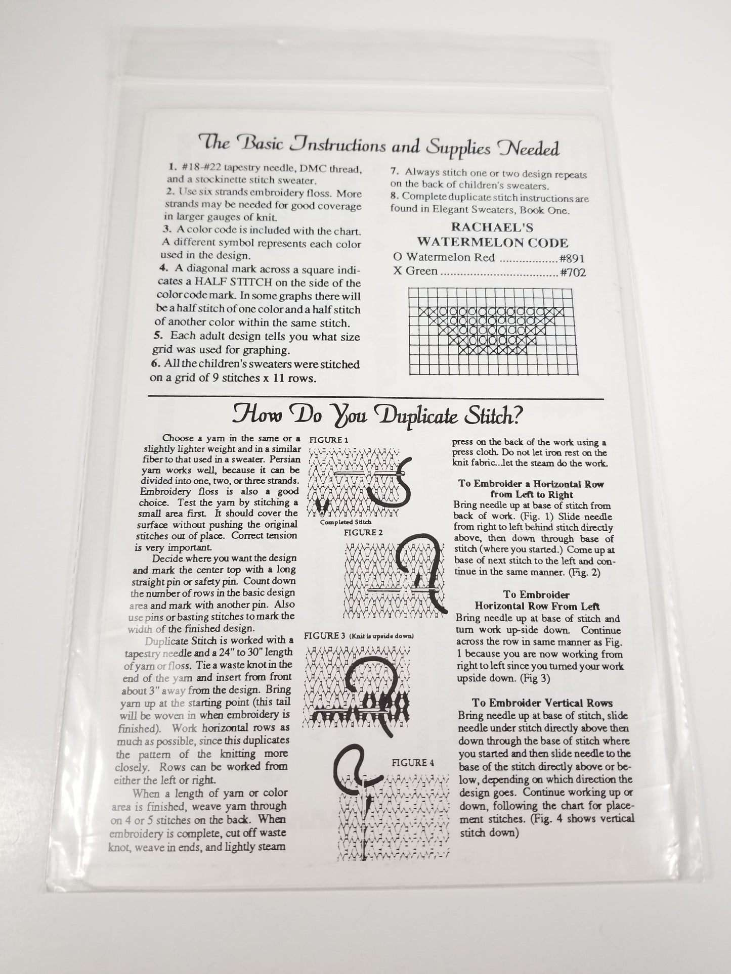 Stitching Vignetts Duplicate Stitch Pattern Santa Fe Creation