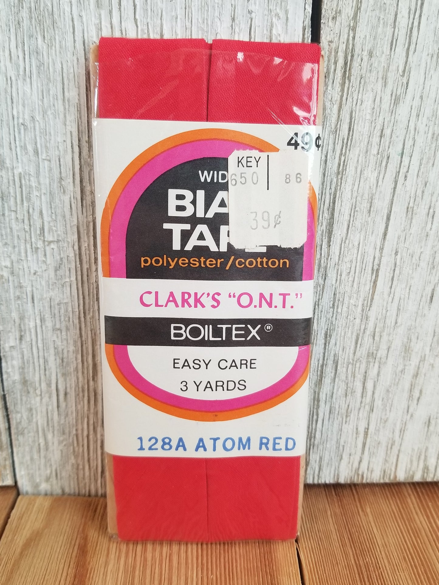 Vintage Single Fold Bias Tape Wright's Boiltex, J&P Coats, Talon, Warren (Pick Your Color)