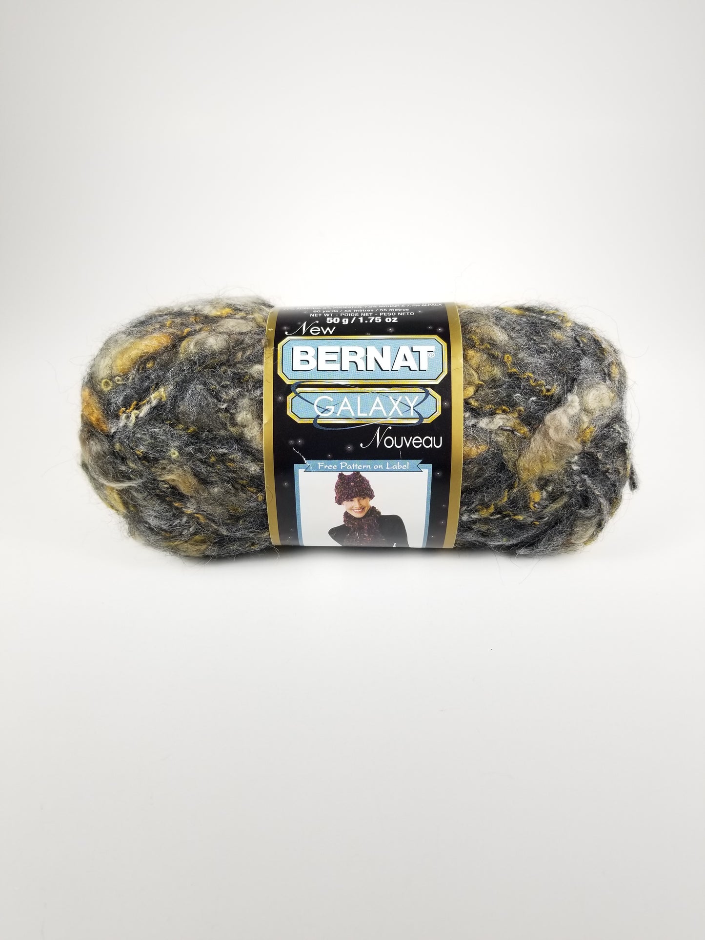 Bernat Galaxy Mercury Yarn 50g Skein Acrylic, Polyester, Mohair, Alpaca