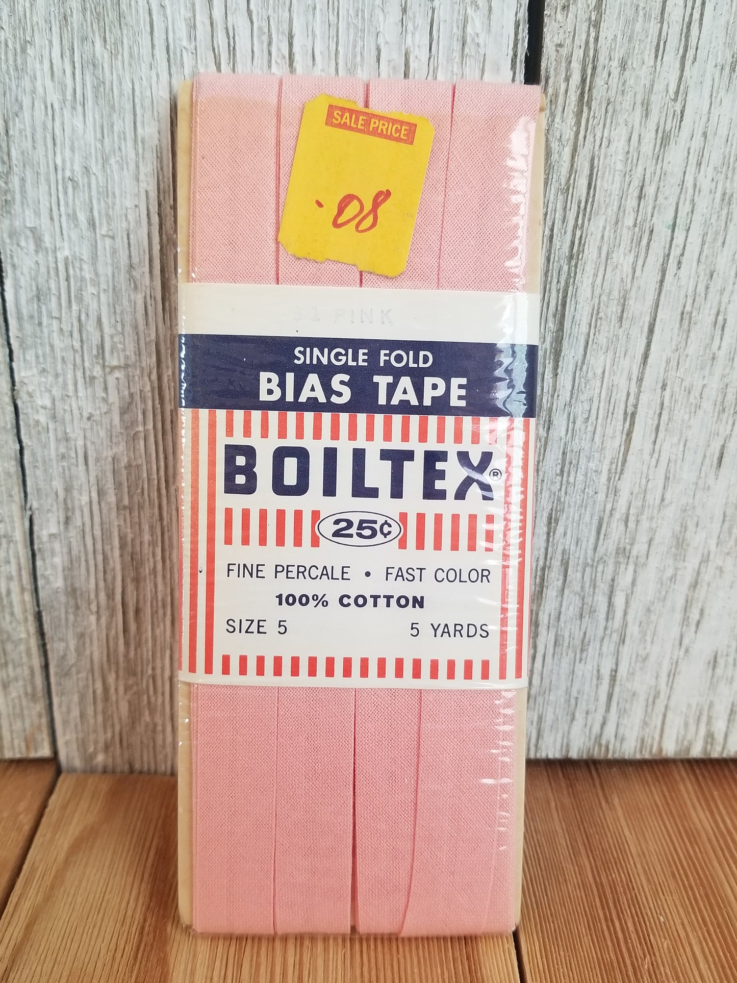 Vintage Single Fold Bias Tape Wright's Boiltex, J&P Coats, Talon, Warren (Pick Your Color)