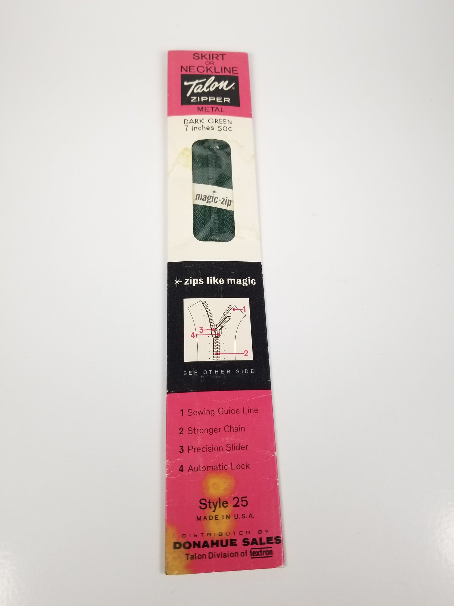 NOS Vintage Zippers (U PICK COLOR, LENGTH, TYPE) Talon Coats Clark