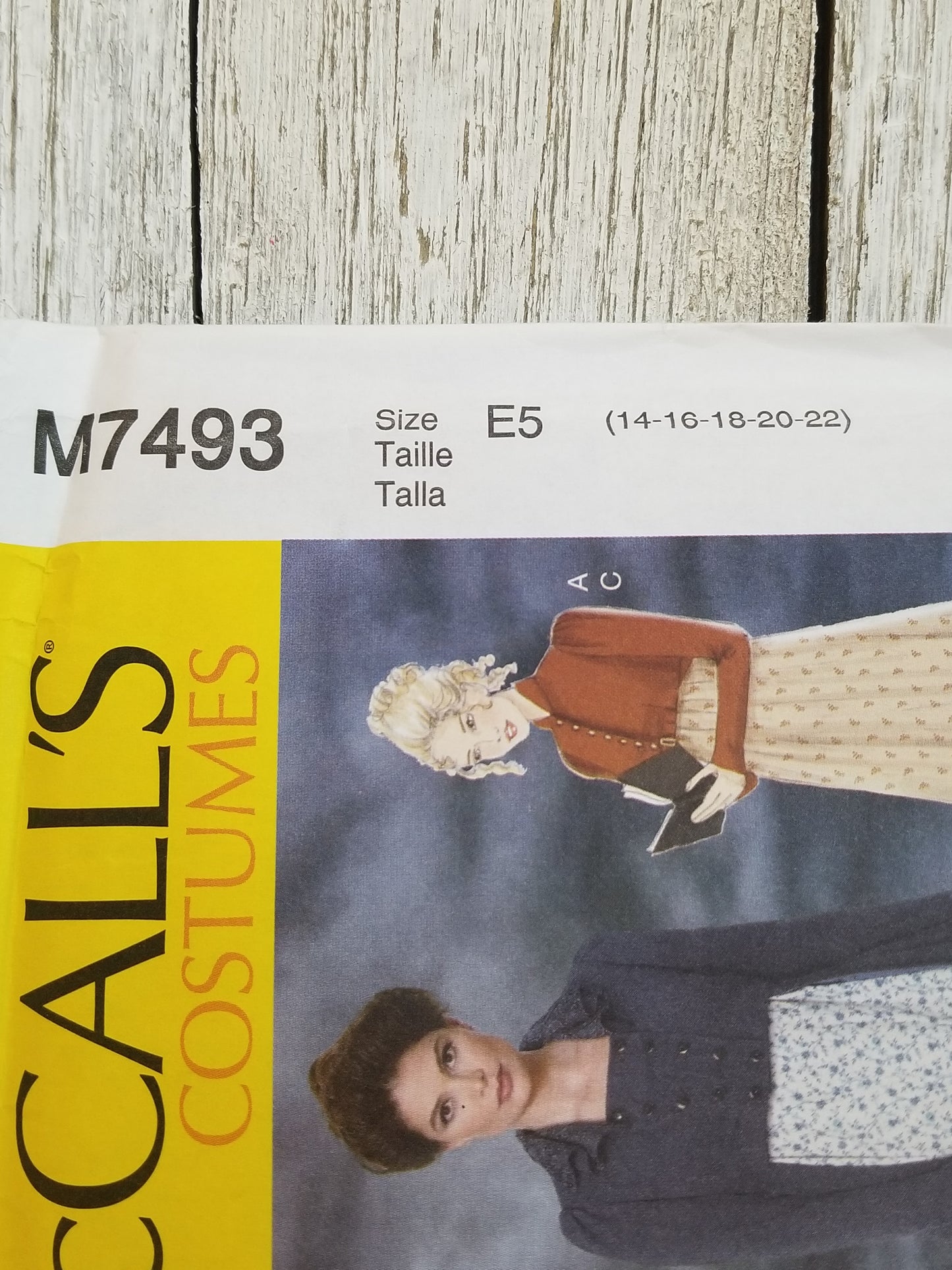 Mccalls M7493 Misses Regency Style Empire Dress Jacket and Coat Costume Halloween Size 6-14 and 14-22 Pattern Uncut FF