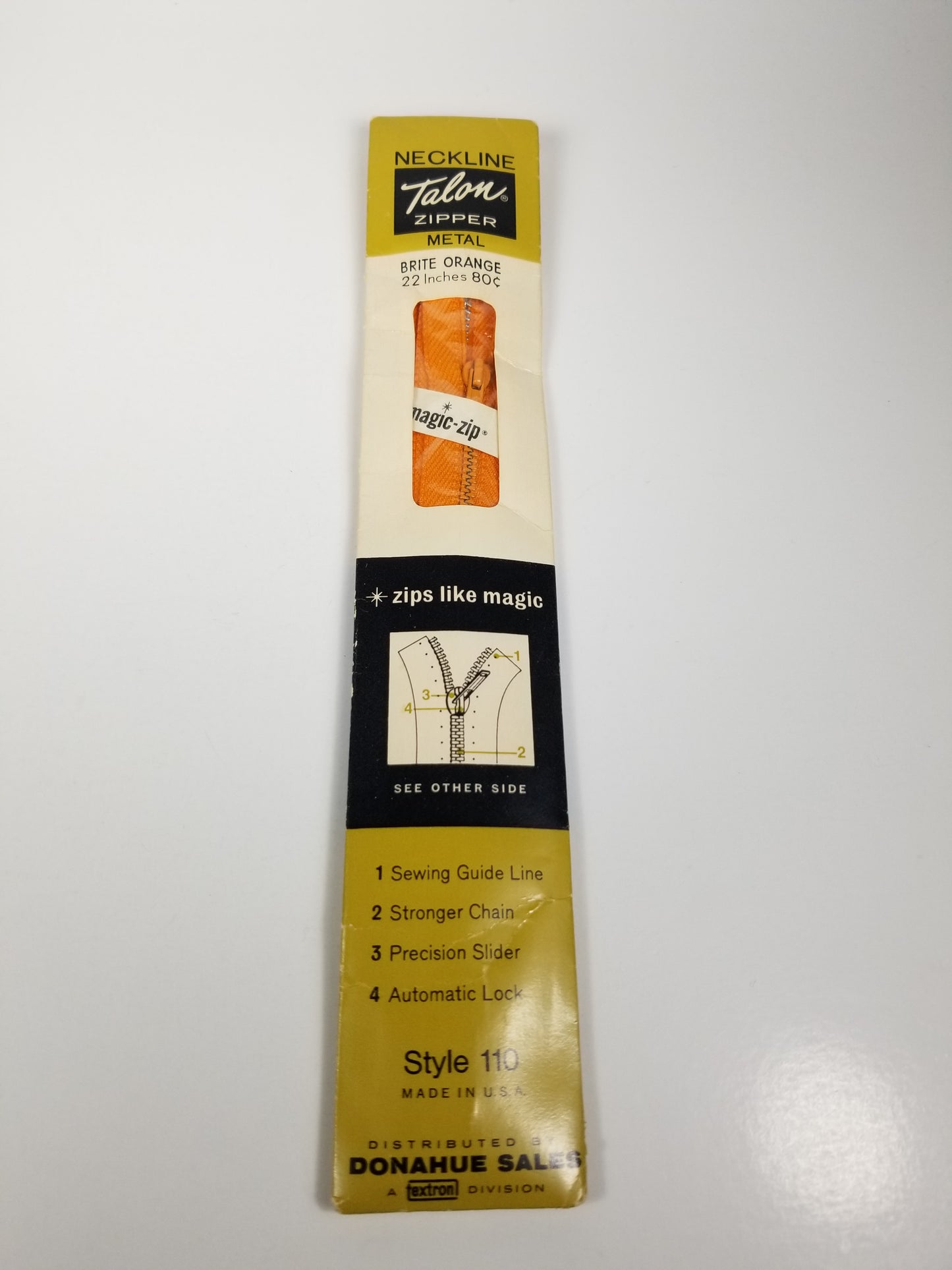 NOS Vintage Zippers (U PICK COLOR, LENGTH, TYPE) Talon Coats Clark