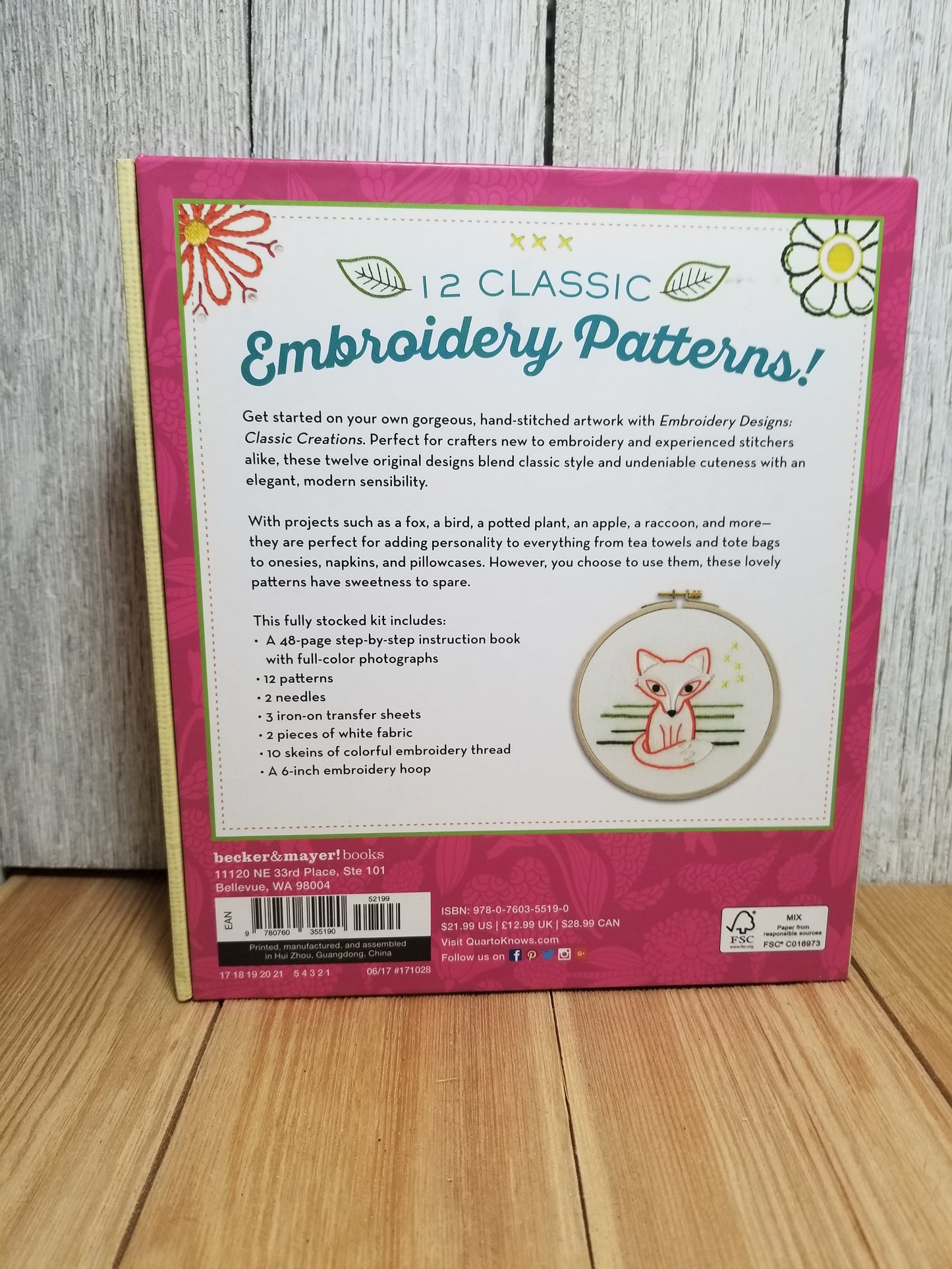 Embroidery designs classic Creations Embroidery Kit