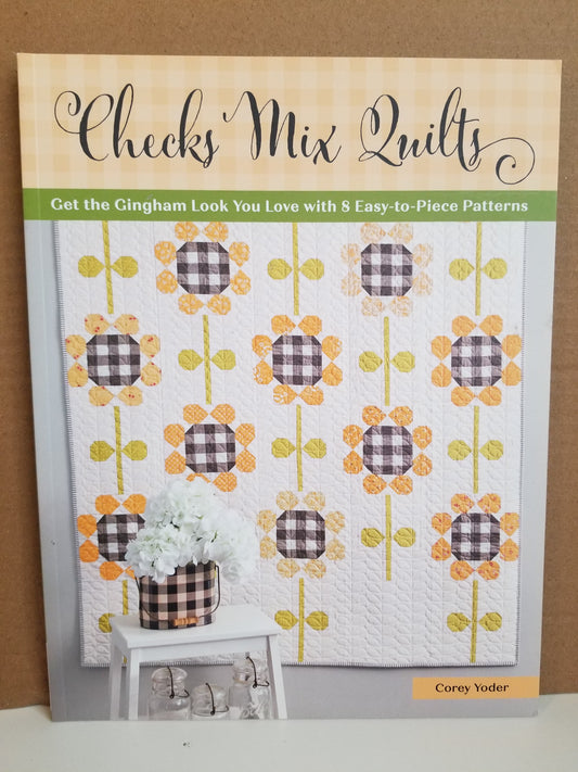 Checks Mix Quilt by Corey Yoder Paper Piecing Book