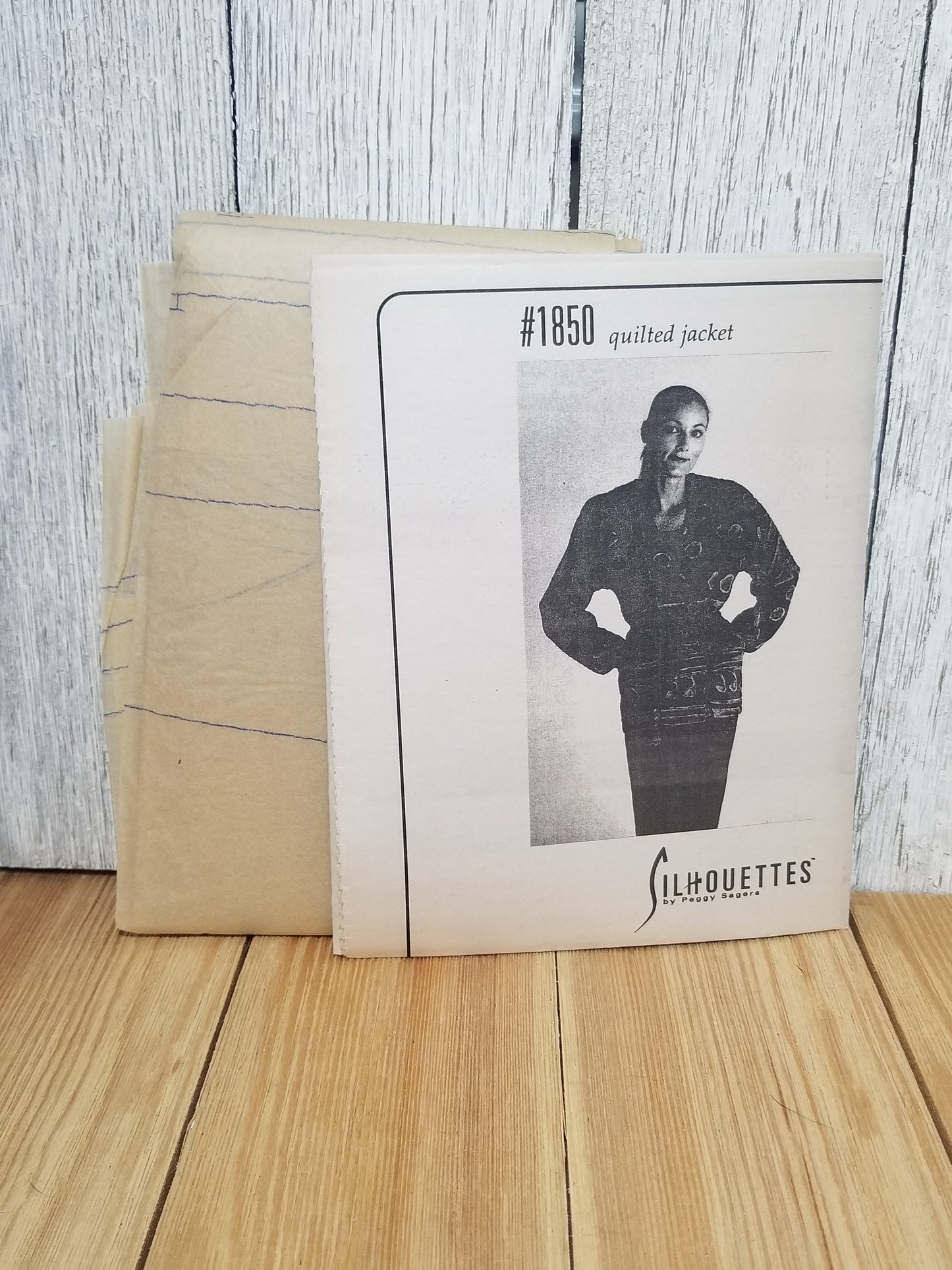 Silhouette # 1850 Quilted Jacket Size 1,2,3,4 5W-8W Fit to Size New Uncut FF Sewing Pattern