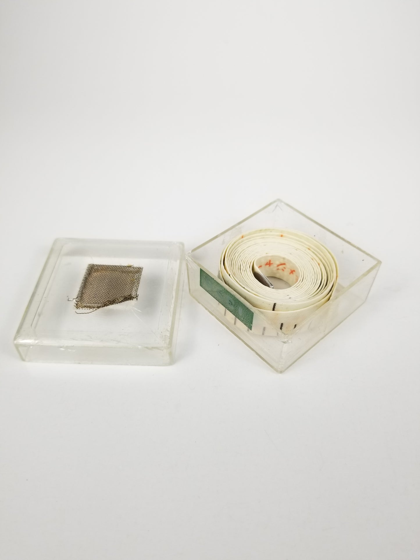 Collectible Advertising Measuring Sewist Tailor Soft tape ruler body hat Ephemera Notions Sewing